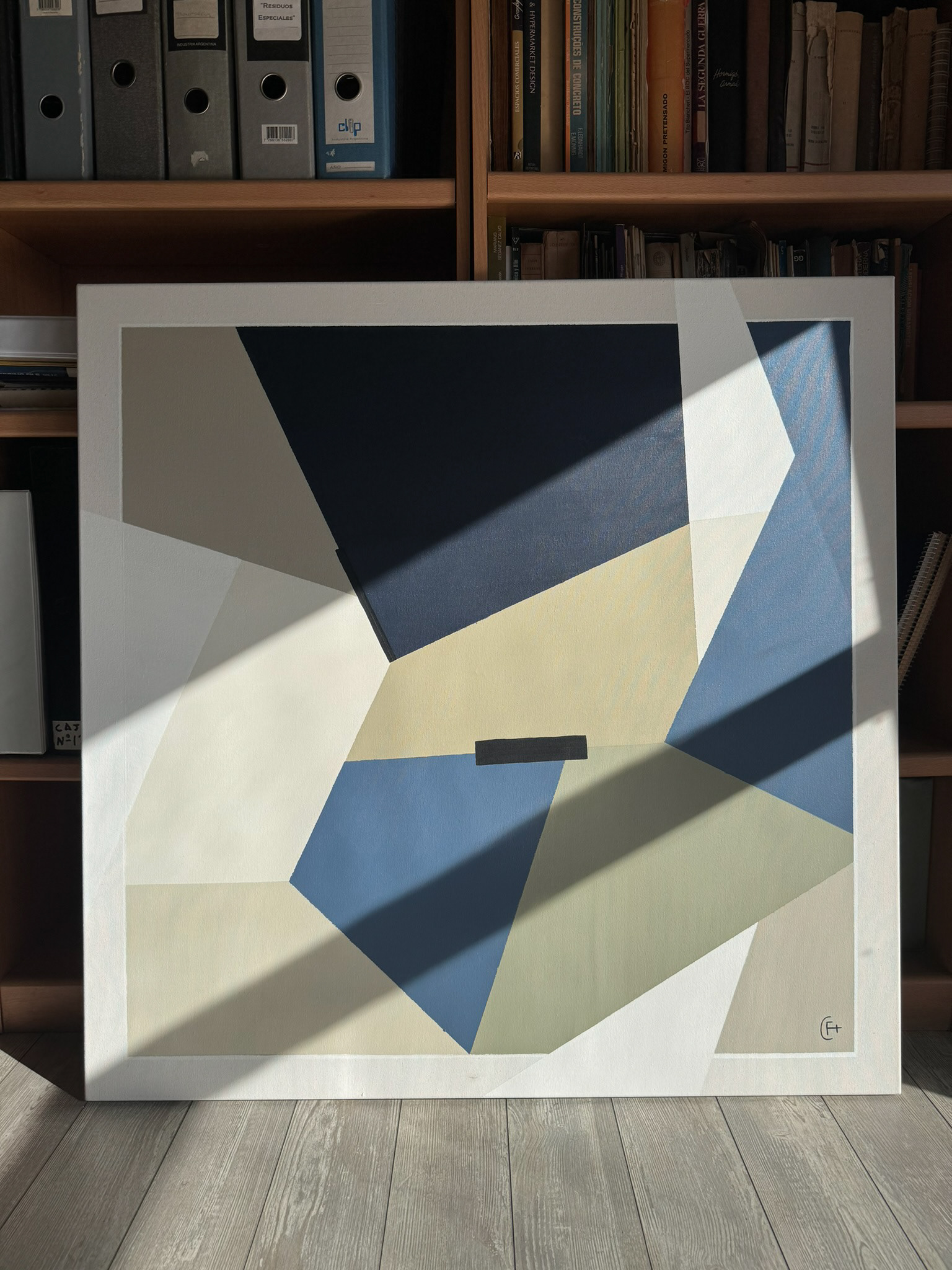 "infinito blanco", 25 de marzo de 2024, 100x100