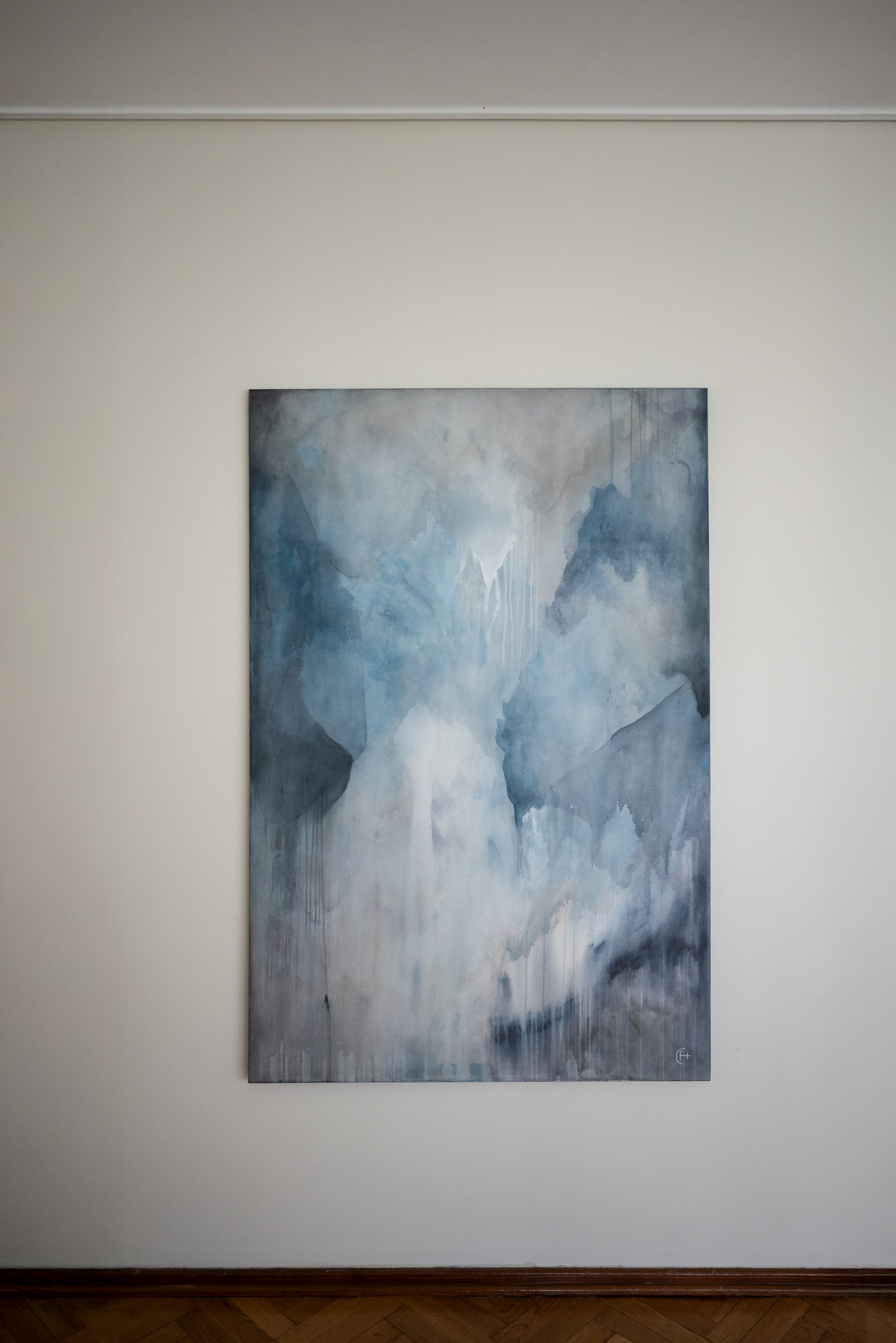 "Caída etérea", diciembre de 2024, 150X100