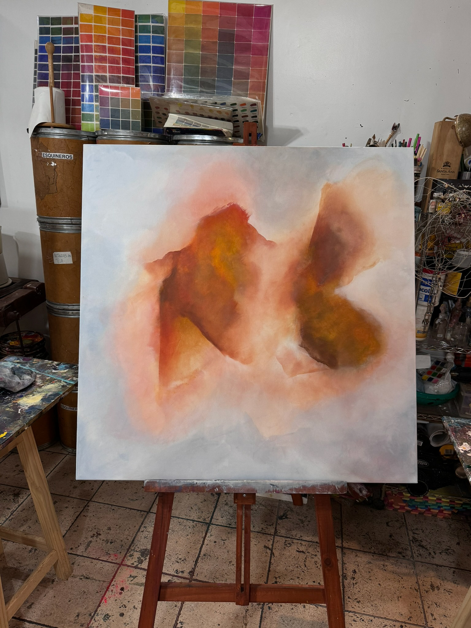 "Evanescencia apacible" proceso creativo