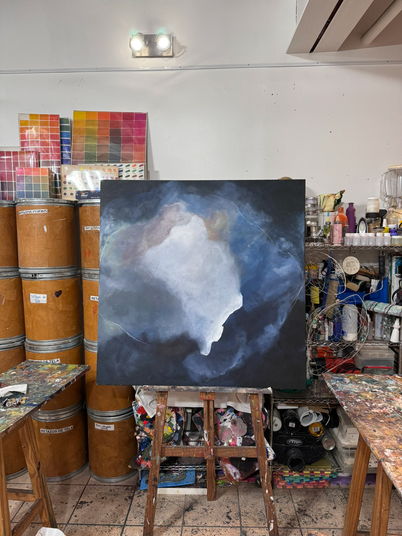 "Evanescencia tormentosa" proceso creativo