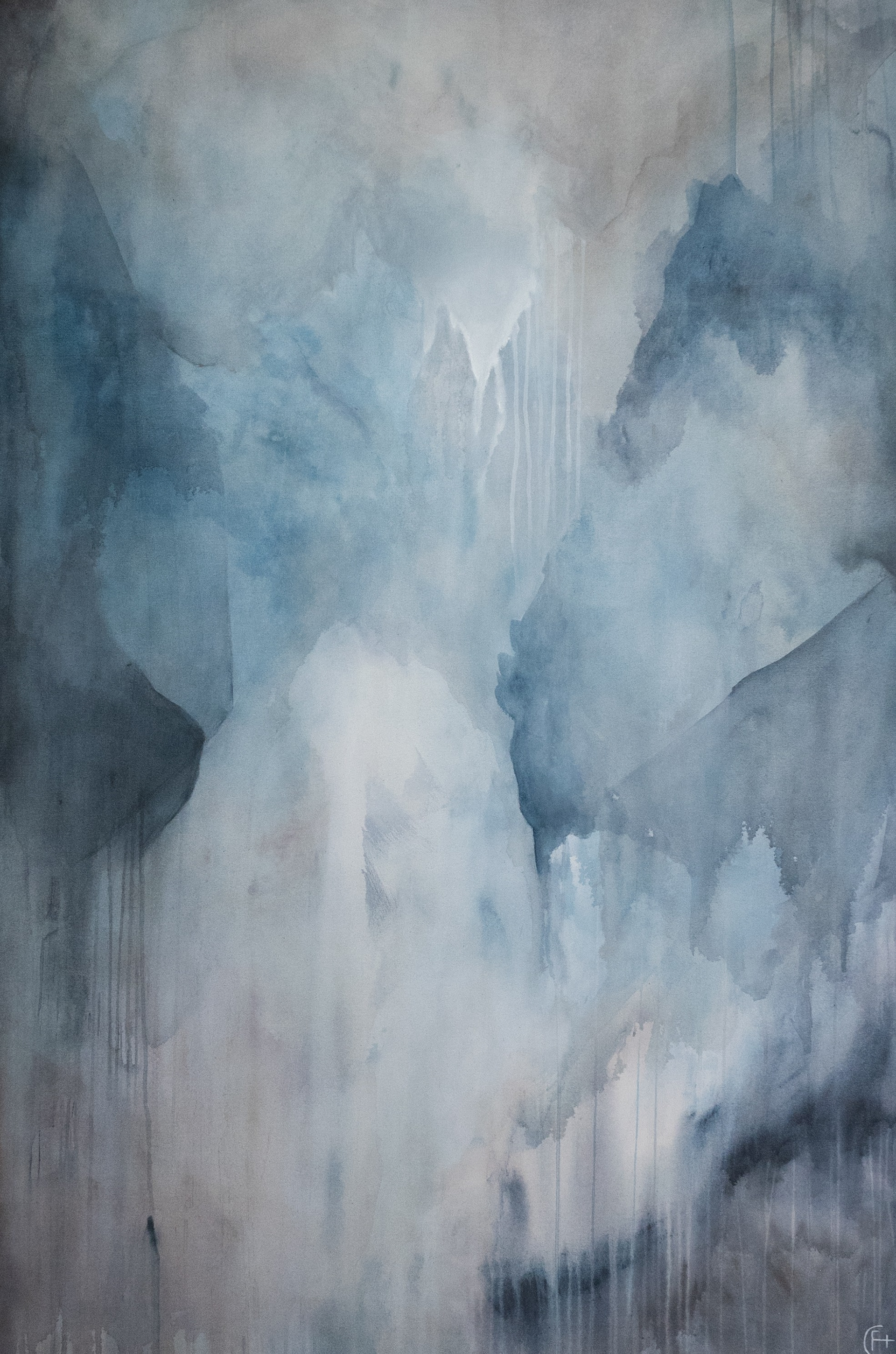 "Caída etérea", diciembre de 2024, 150X100