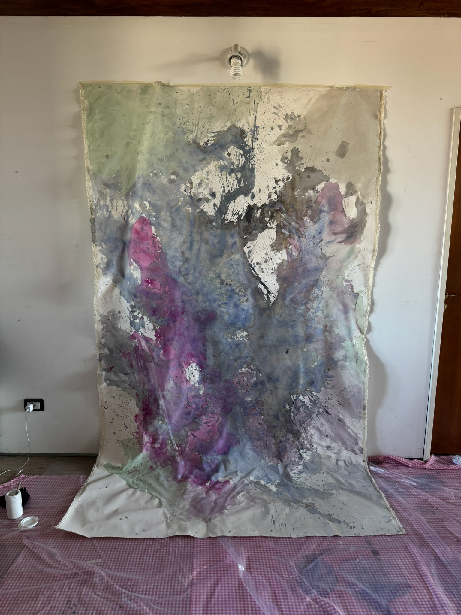 "Cascada a color" proceso creativo