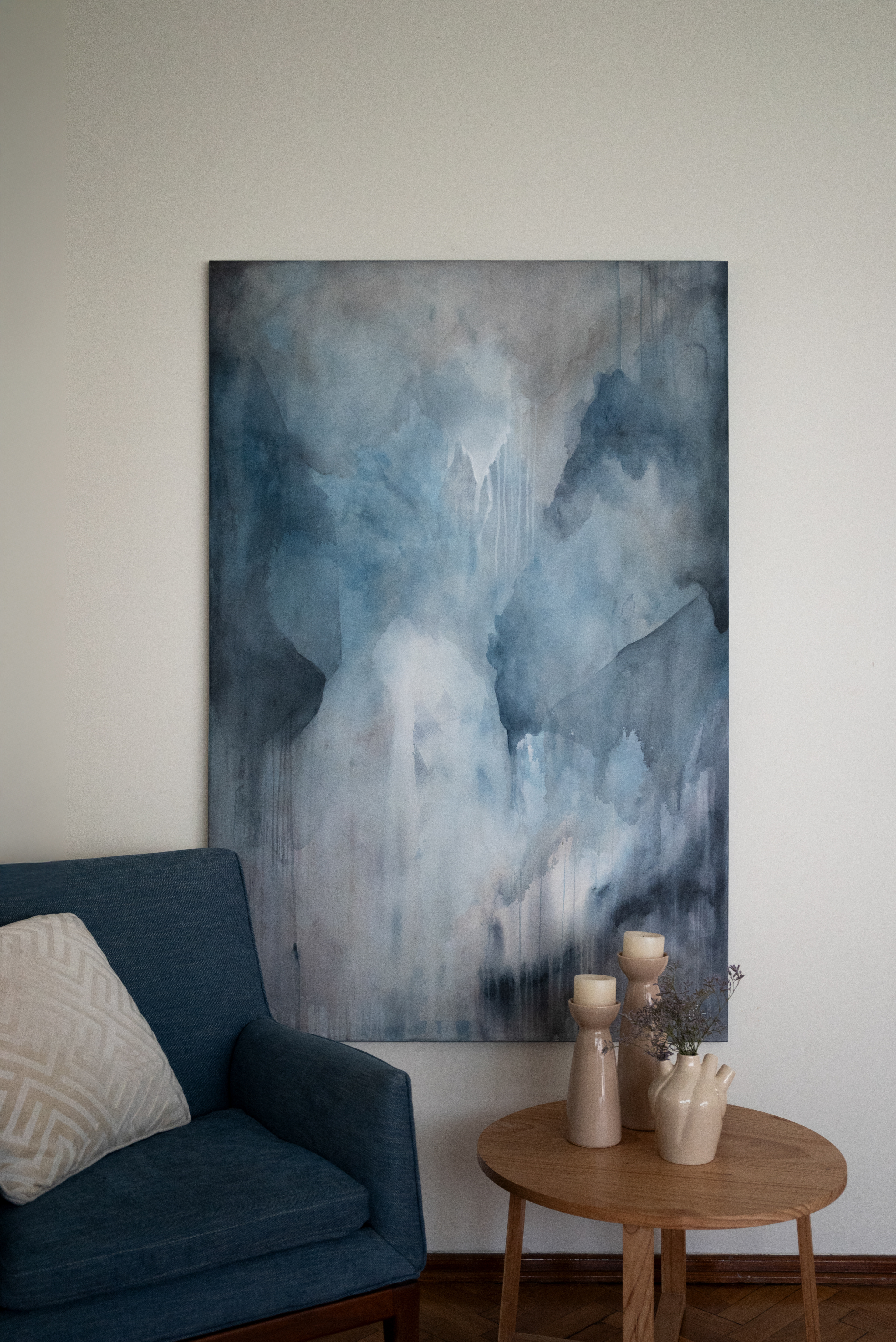 "Caída etérea", diciembre de 2024, 150X100