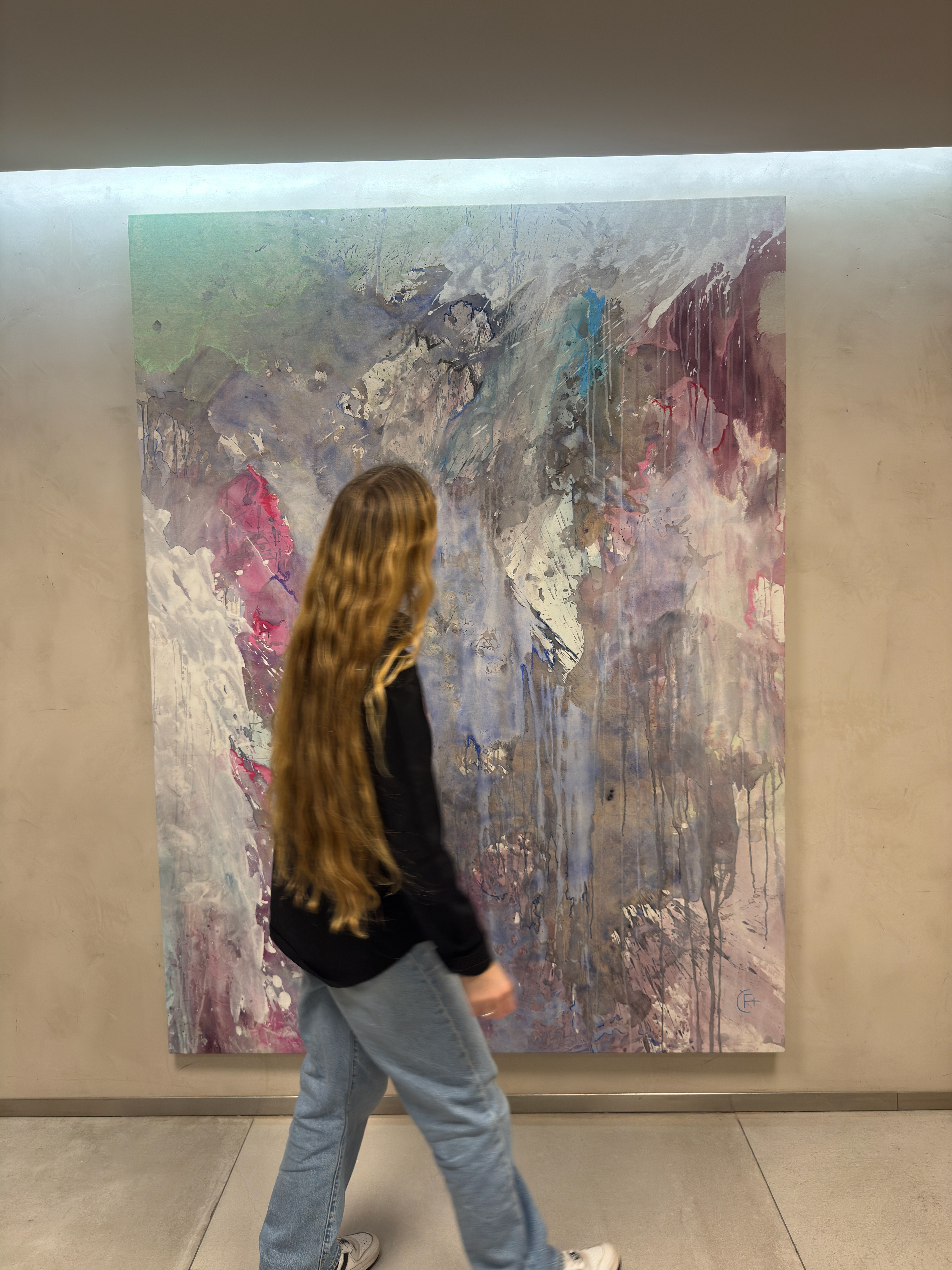 "Cascada a color" proceso creativo