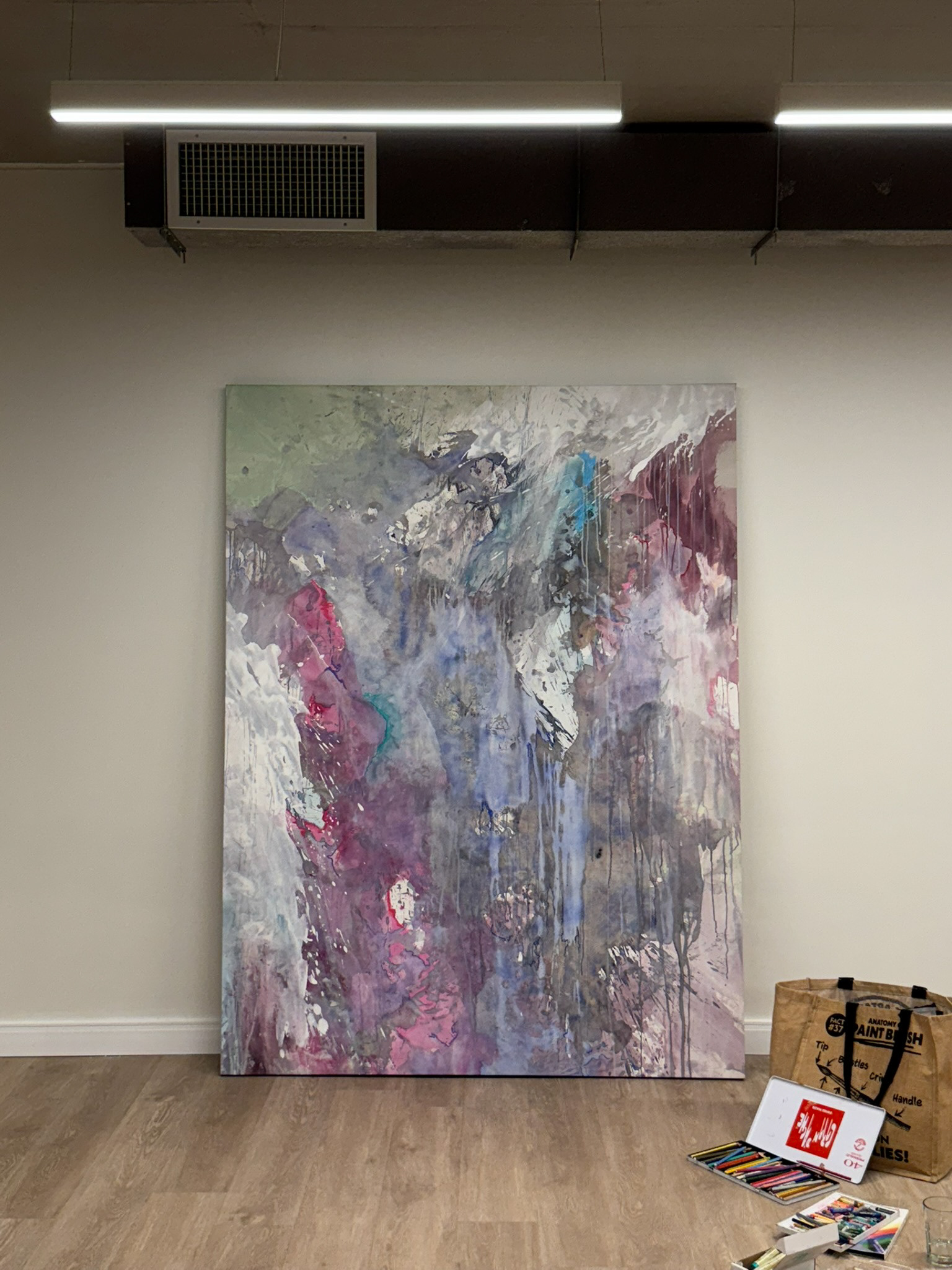 "Cascada a color" proceso creativo