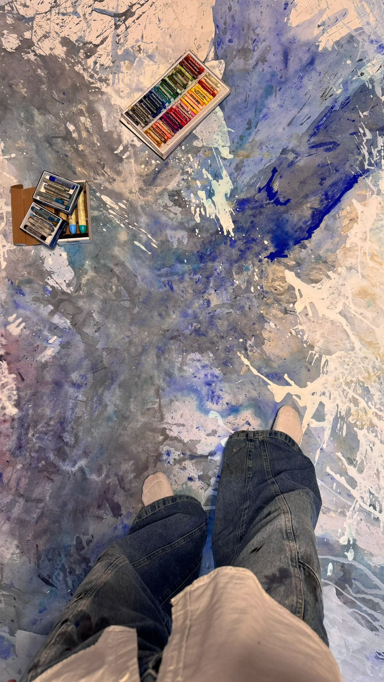 "rios de colores", proceso creativo