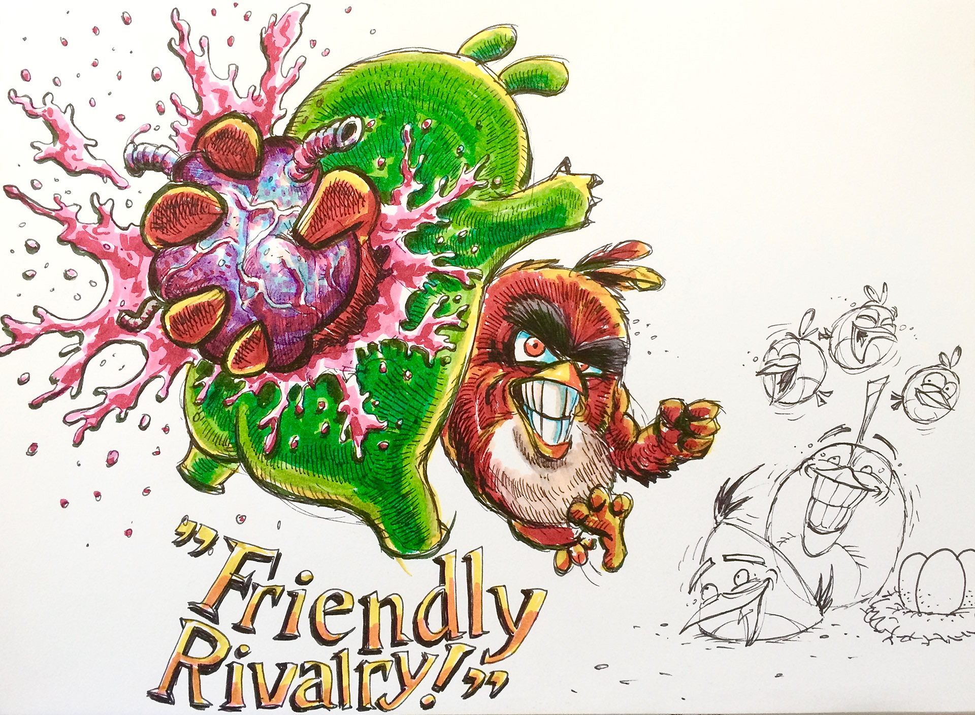 There was a moment in time when the Birds vs. Pigs situation was defined as "Friendly Rivalry". This is my two cents on that.