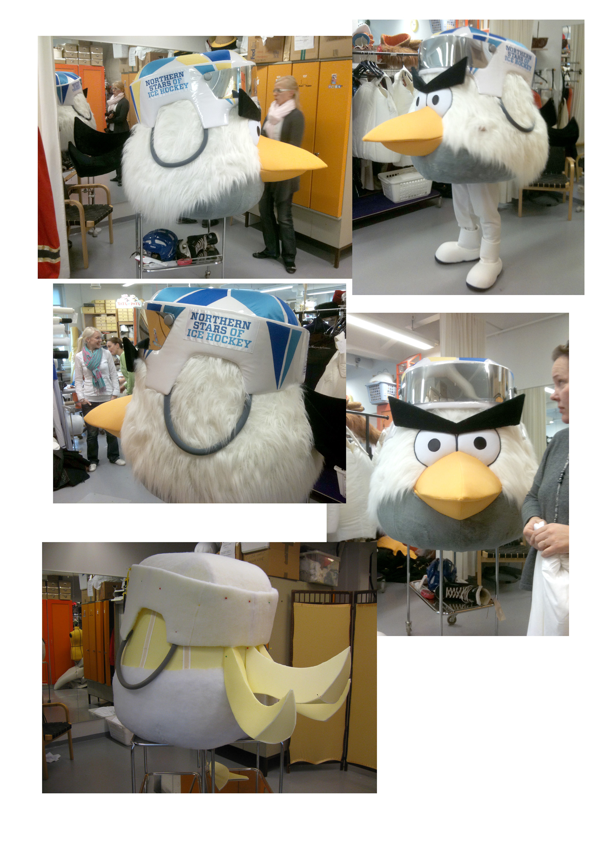 Hockeybird in the making.