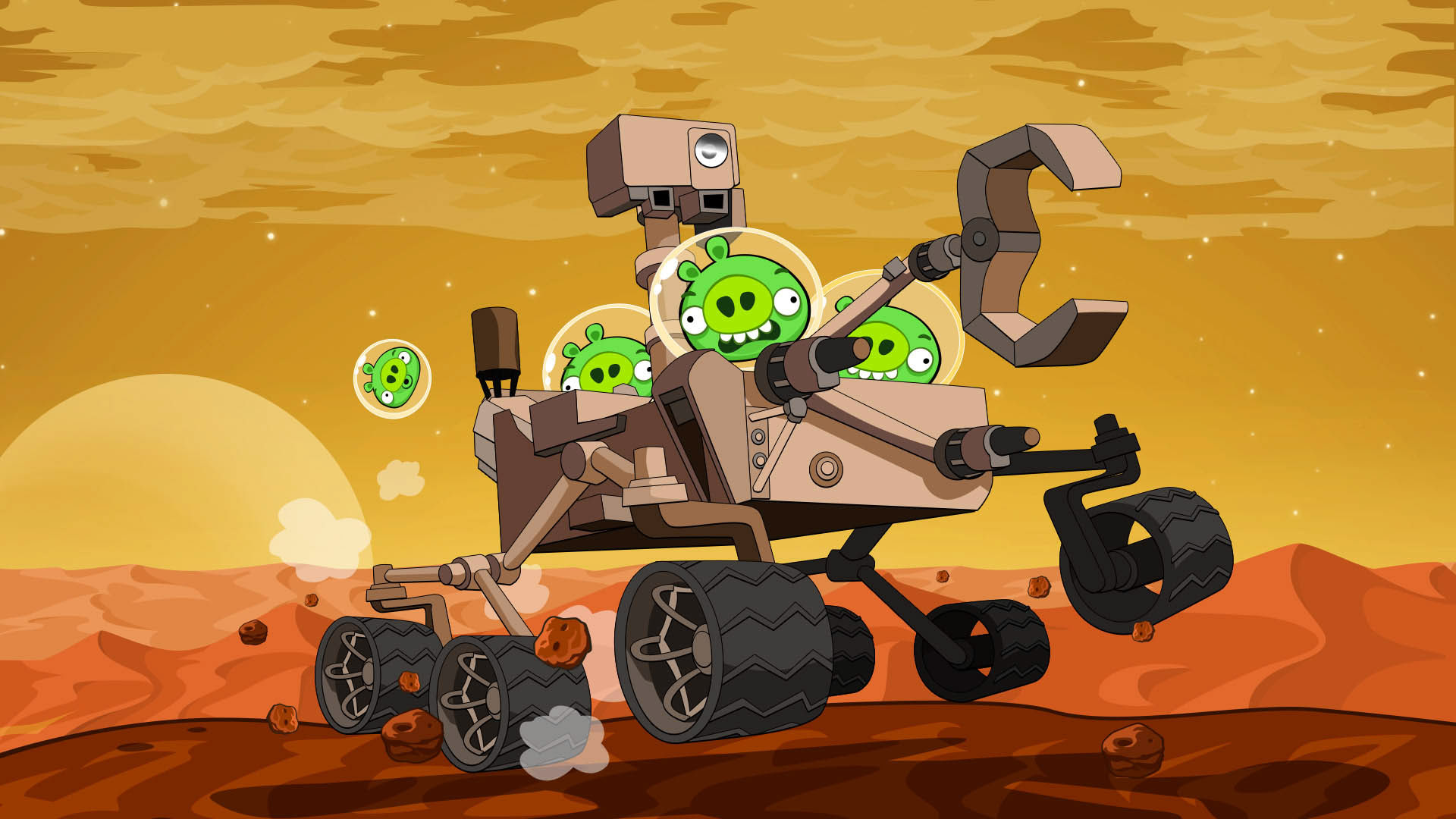 NASA collaboration takes the birds and pigs to the red planet!