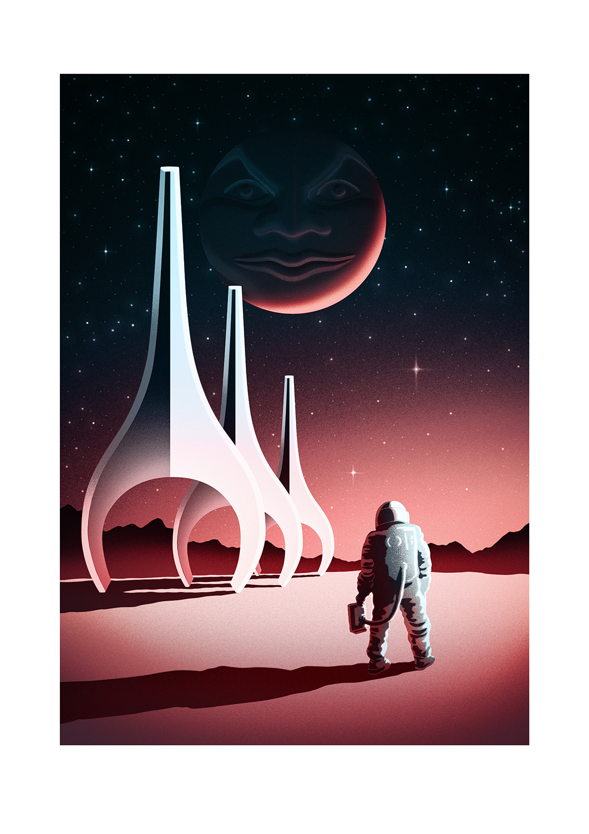 Sarpaneva Stardust Nostromo limited edition poster. 20 pieces were made.