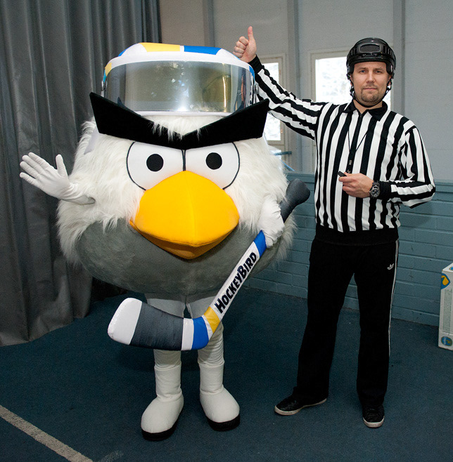 I had a side gig working as a referee to watch Hockeybird's tail. That thing was a weapon of mass destruction.