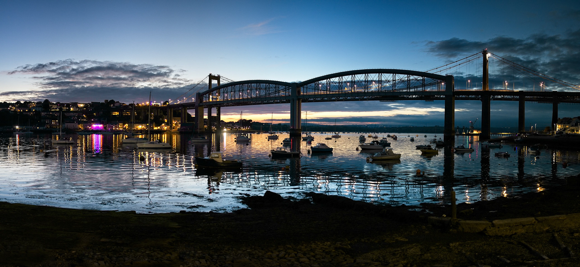 Tamar Bridge at Night