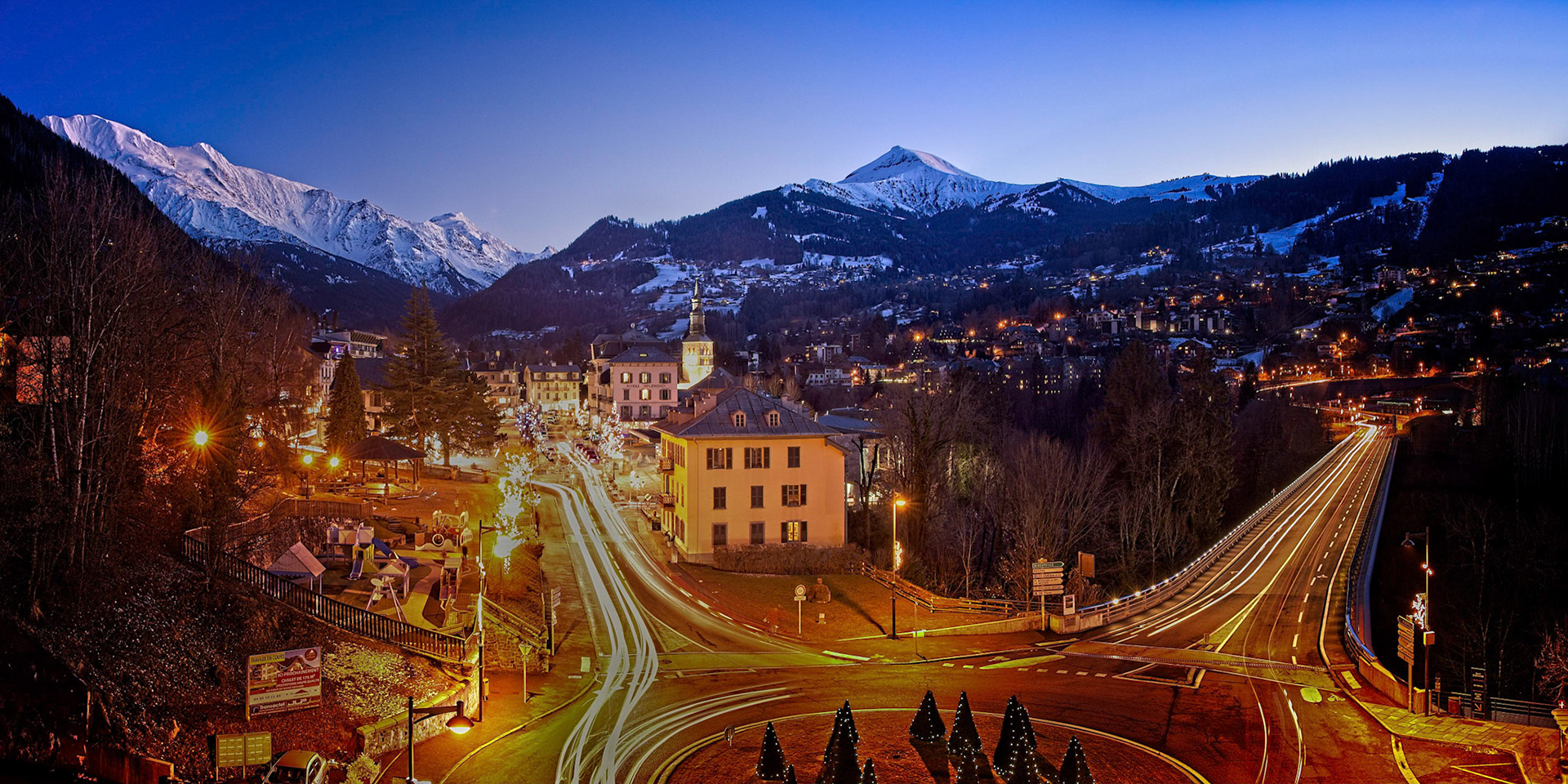 Saint Gervais at Night
