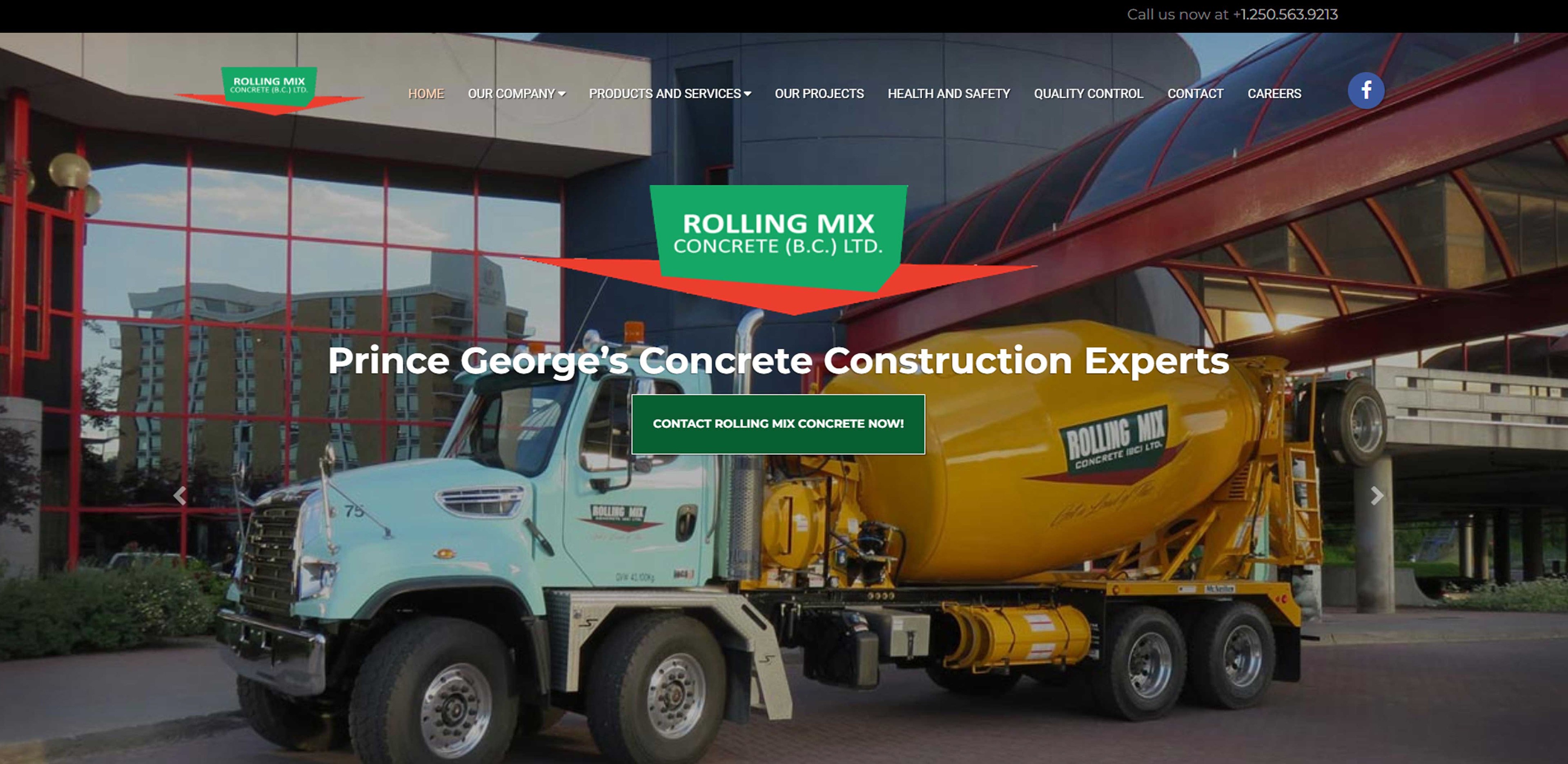 Rolling Mix Website Homepage