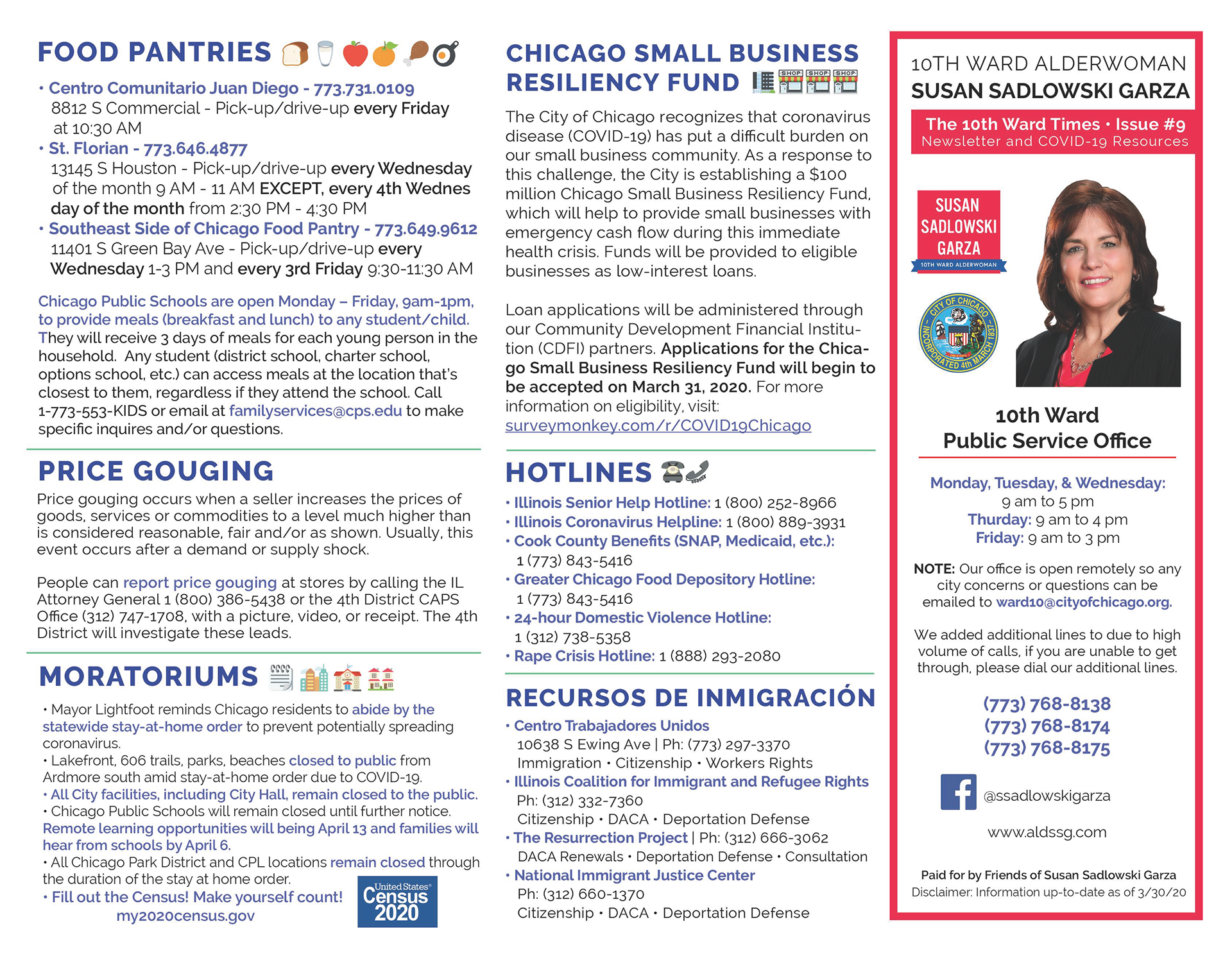 2020 Covid-19 Mailer - Front