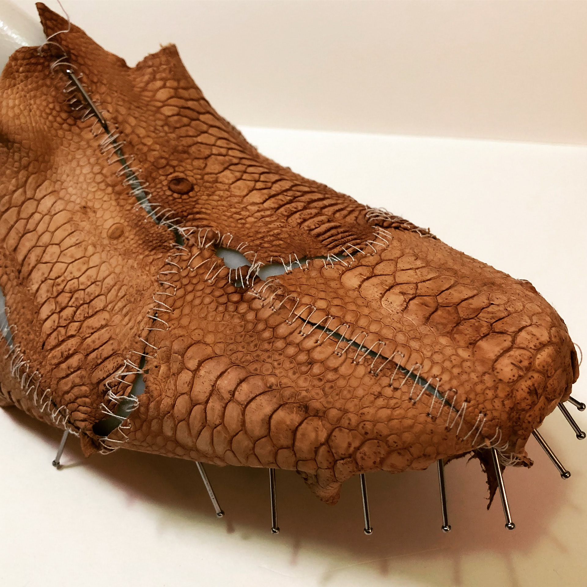Karan Buasakdi - Sustainability : Chicken feet leather shoes