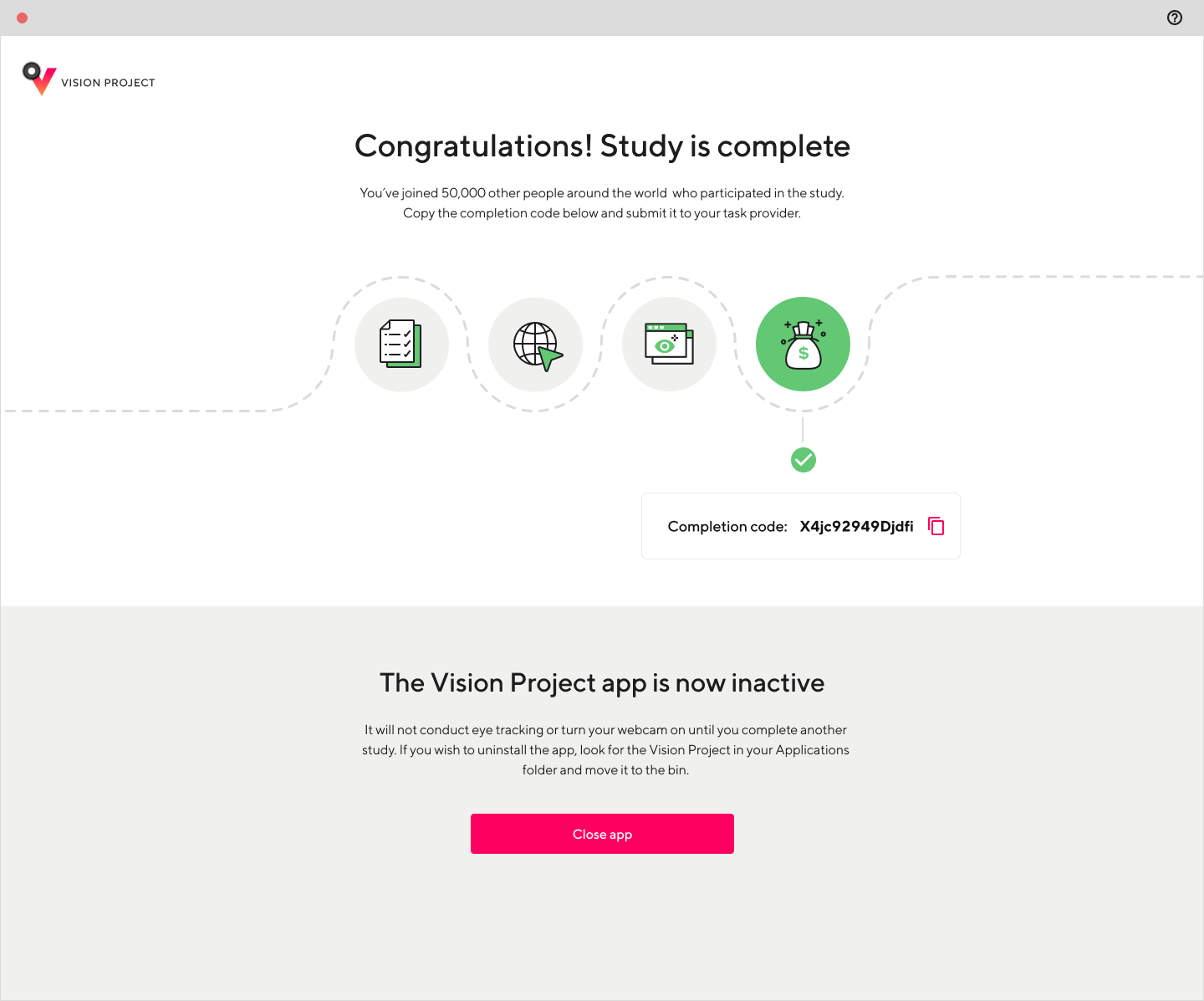 Study complete
