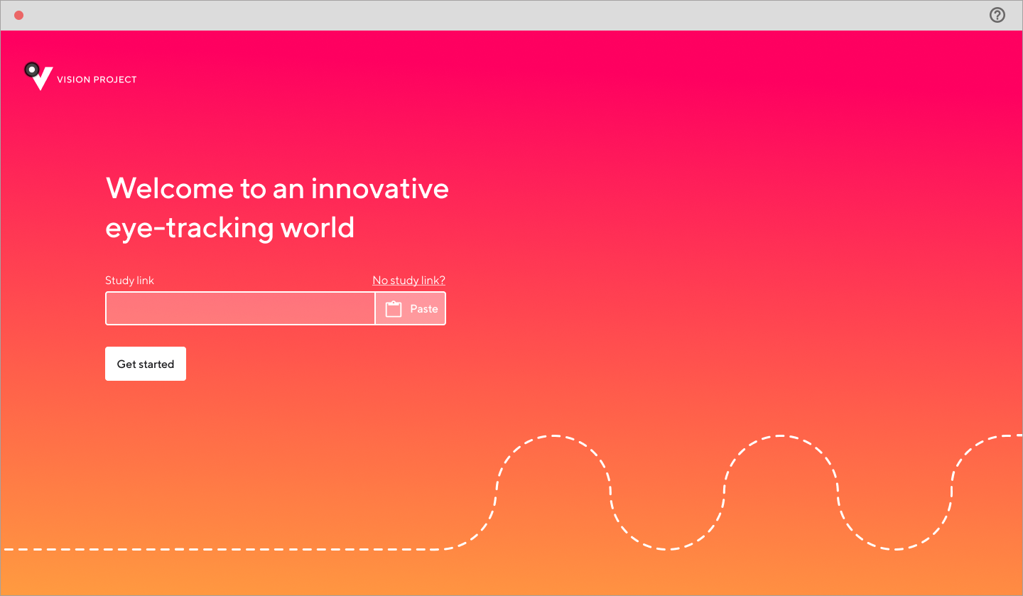 Login page
