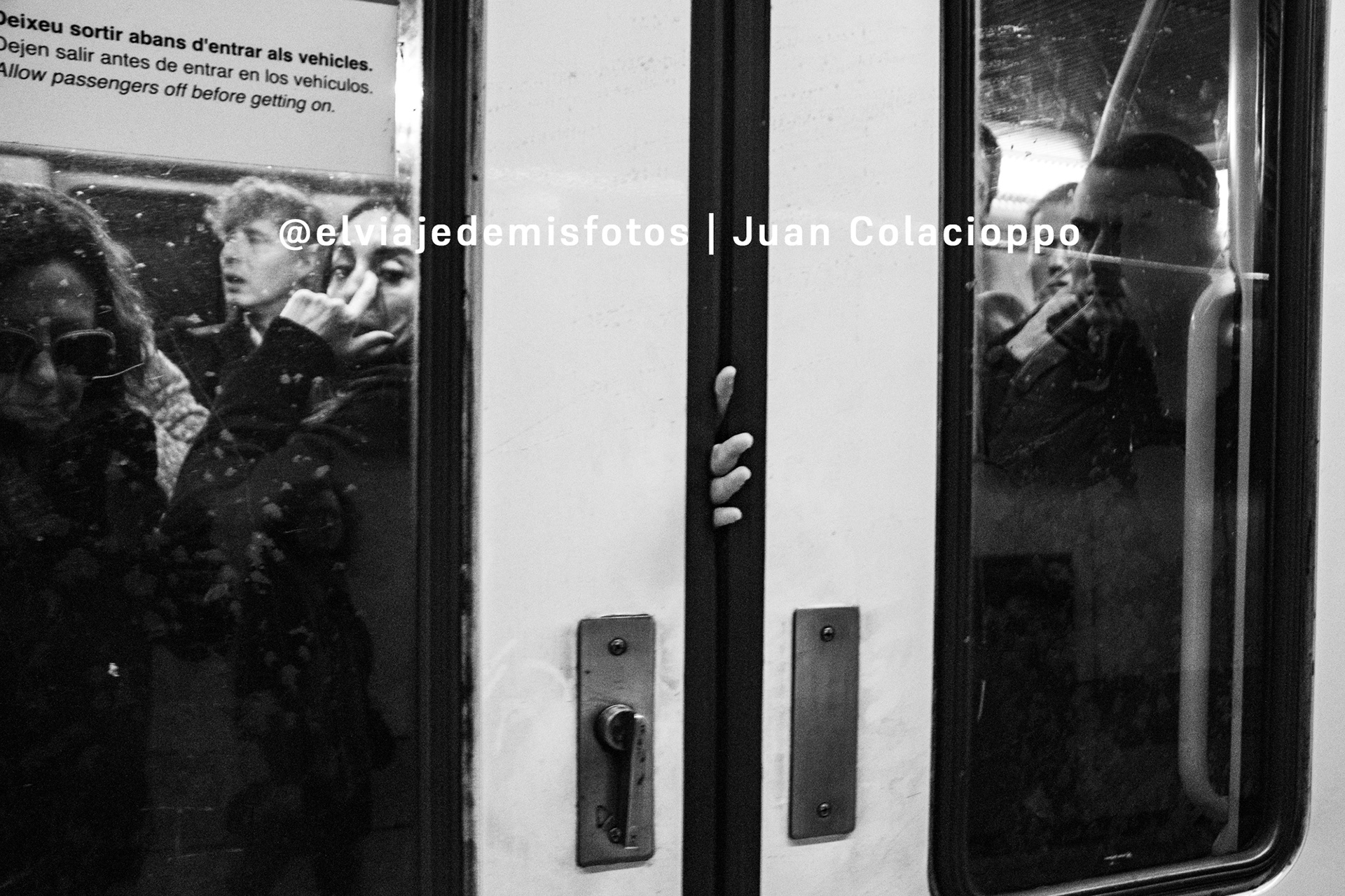 La desesperación en el metro