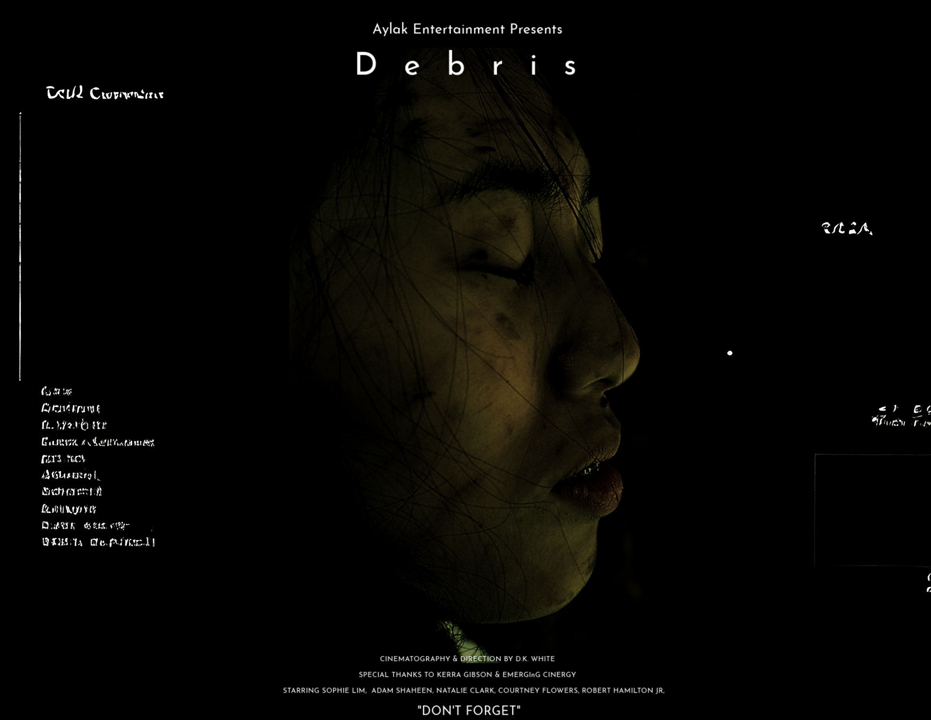 Debris Poster Extended - Design By D.K. White