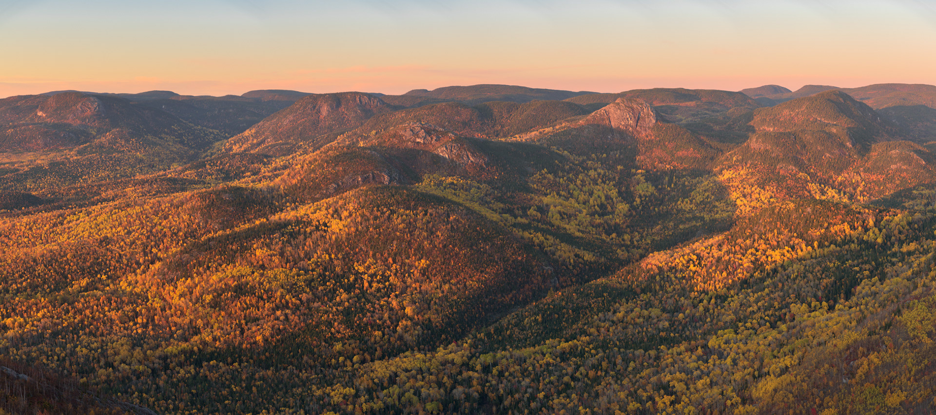 Sunrise over the Grand Jardins