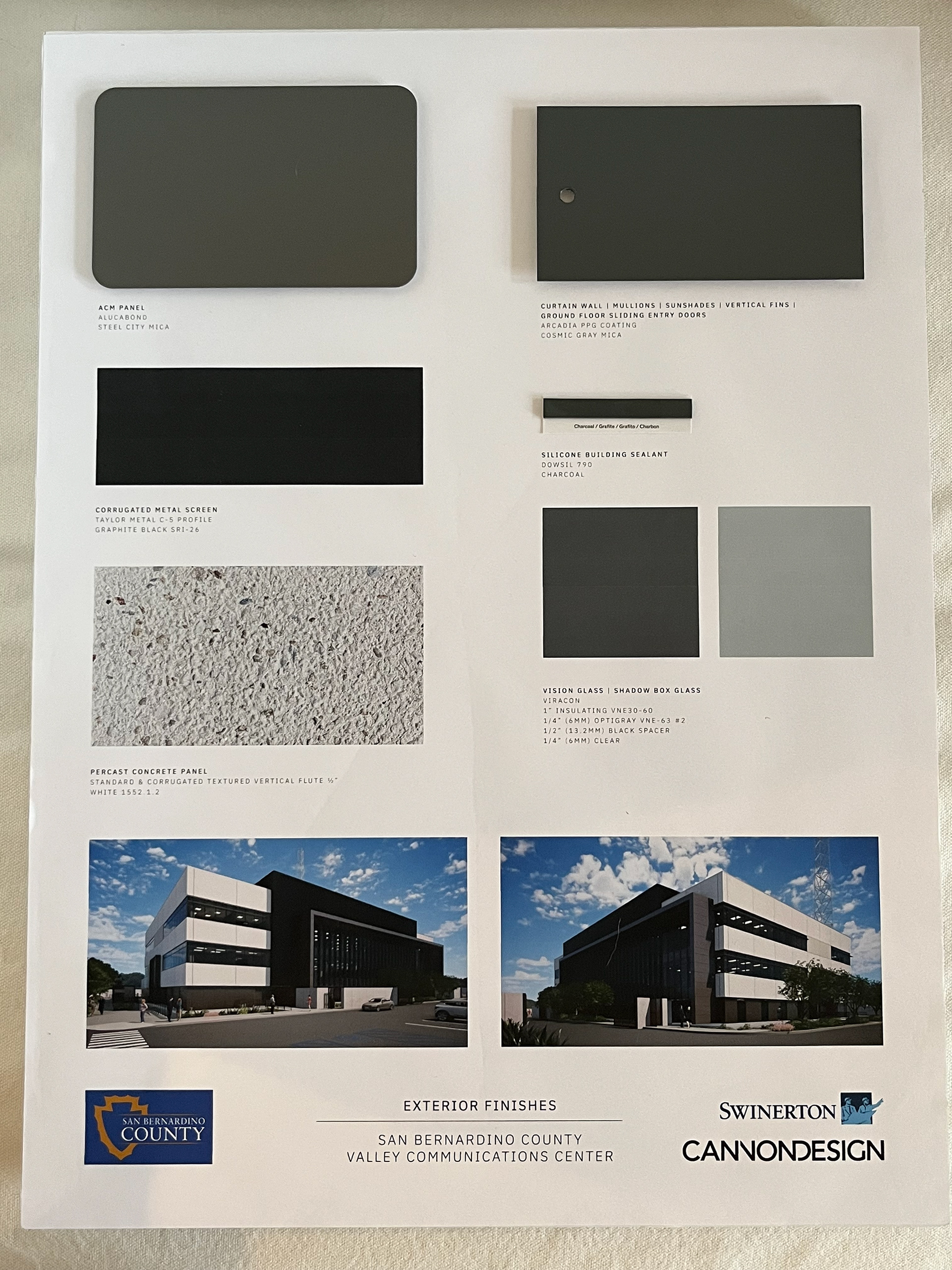 Physical Exterior Finish Board