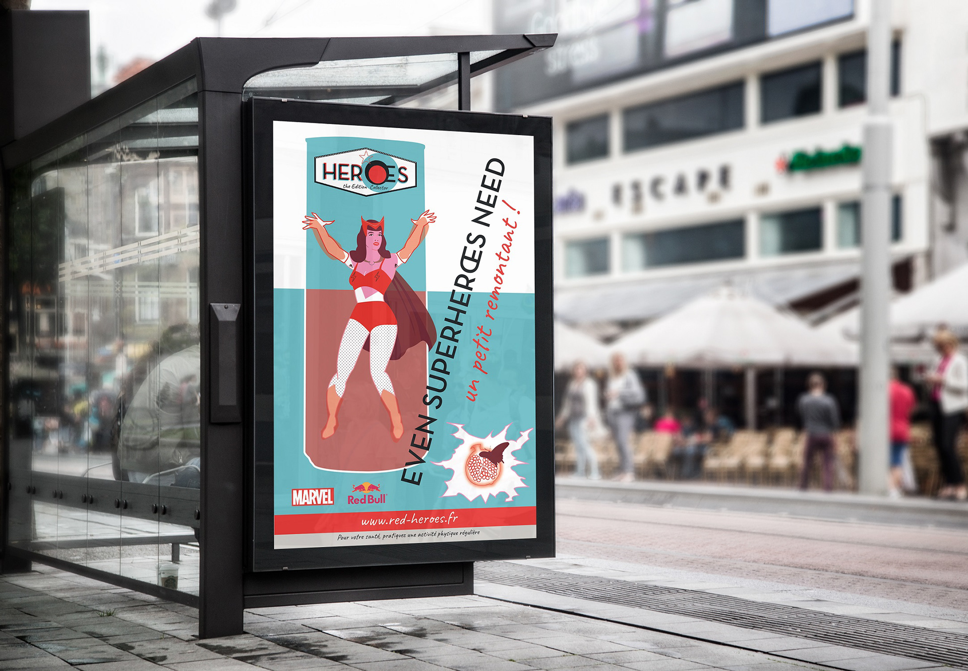 Campagne promotionnelle - Affiche abribus