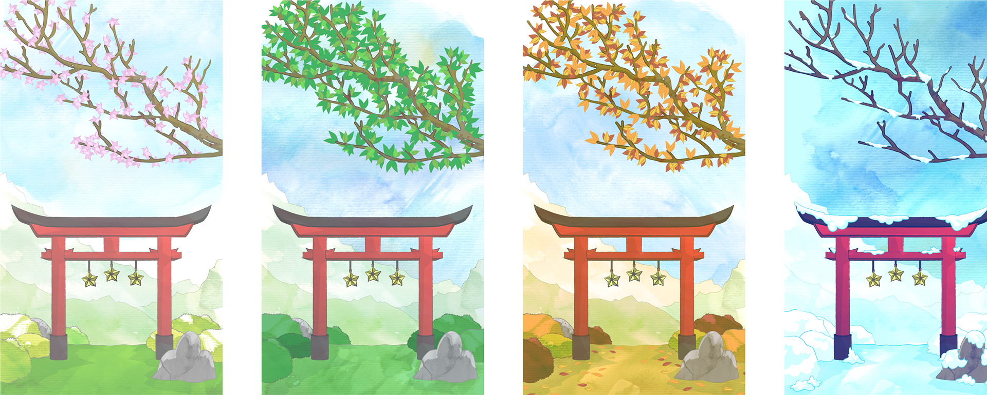 BG Work - Seasons Exploration Concept