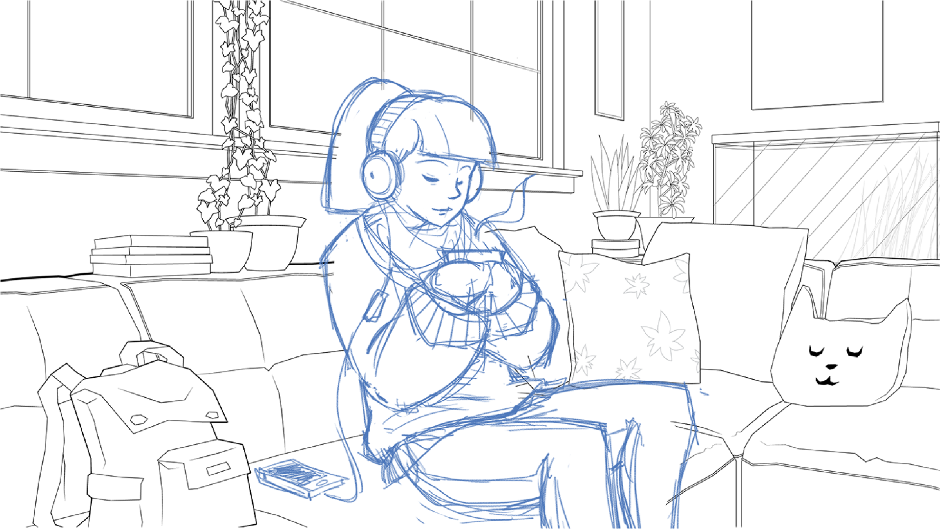 Personal Art - WIP Layout