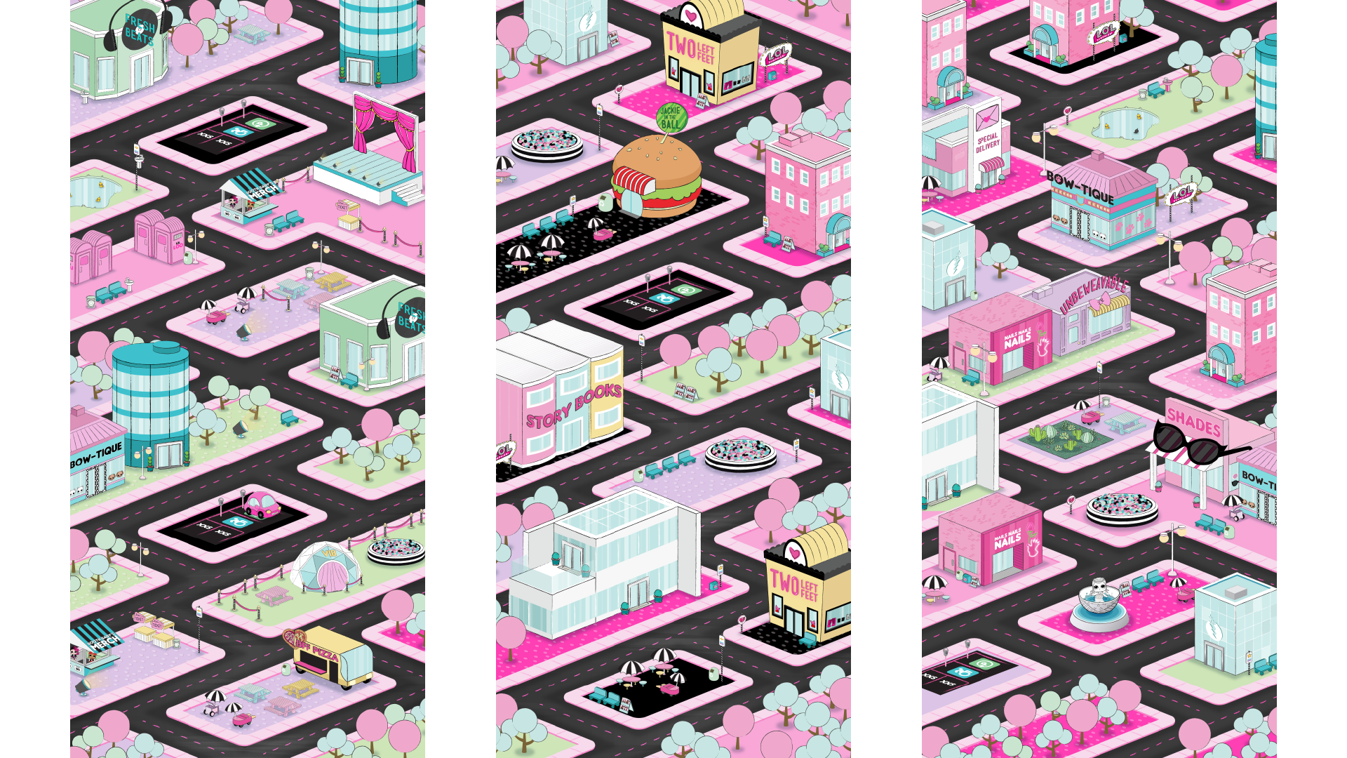 Isometric Level and Asset Design - LOL Dolls