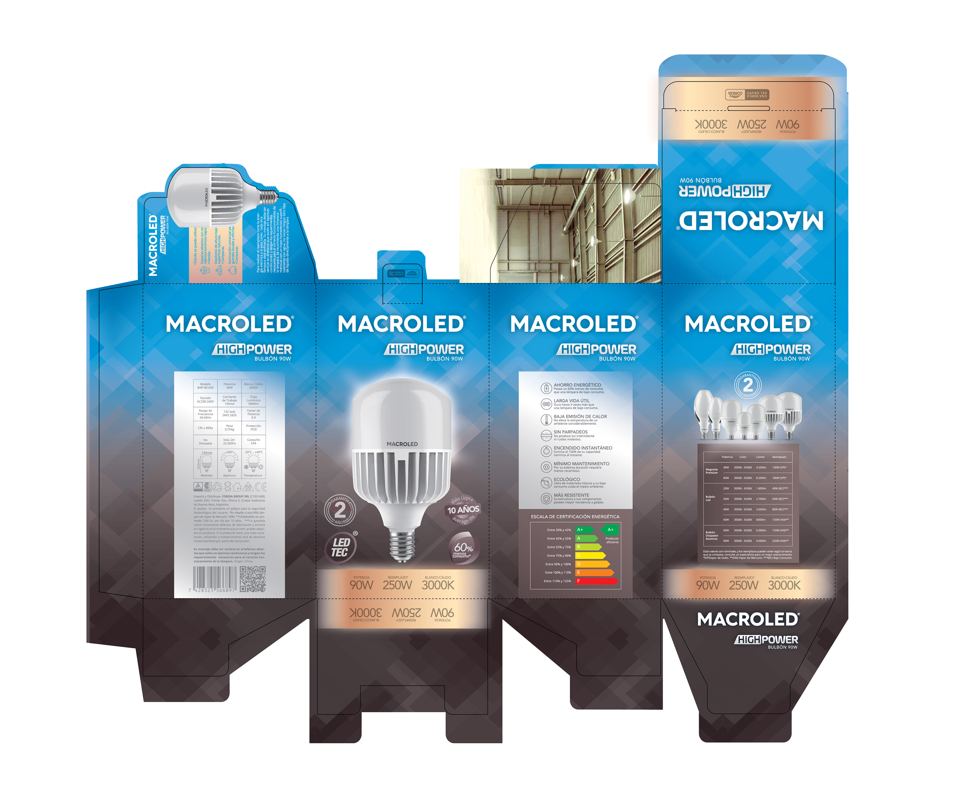 Pack producto Macroled