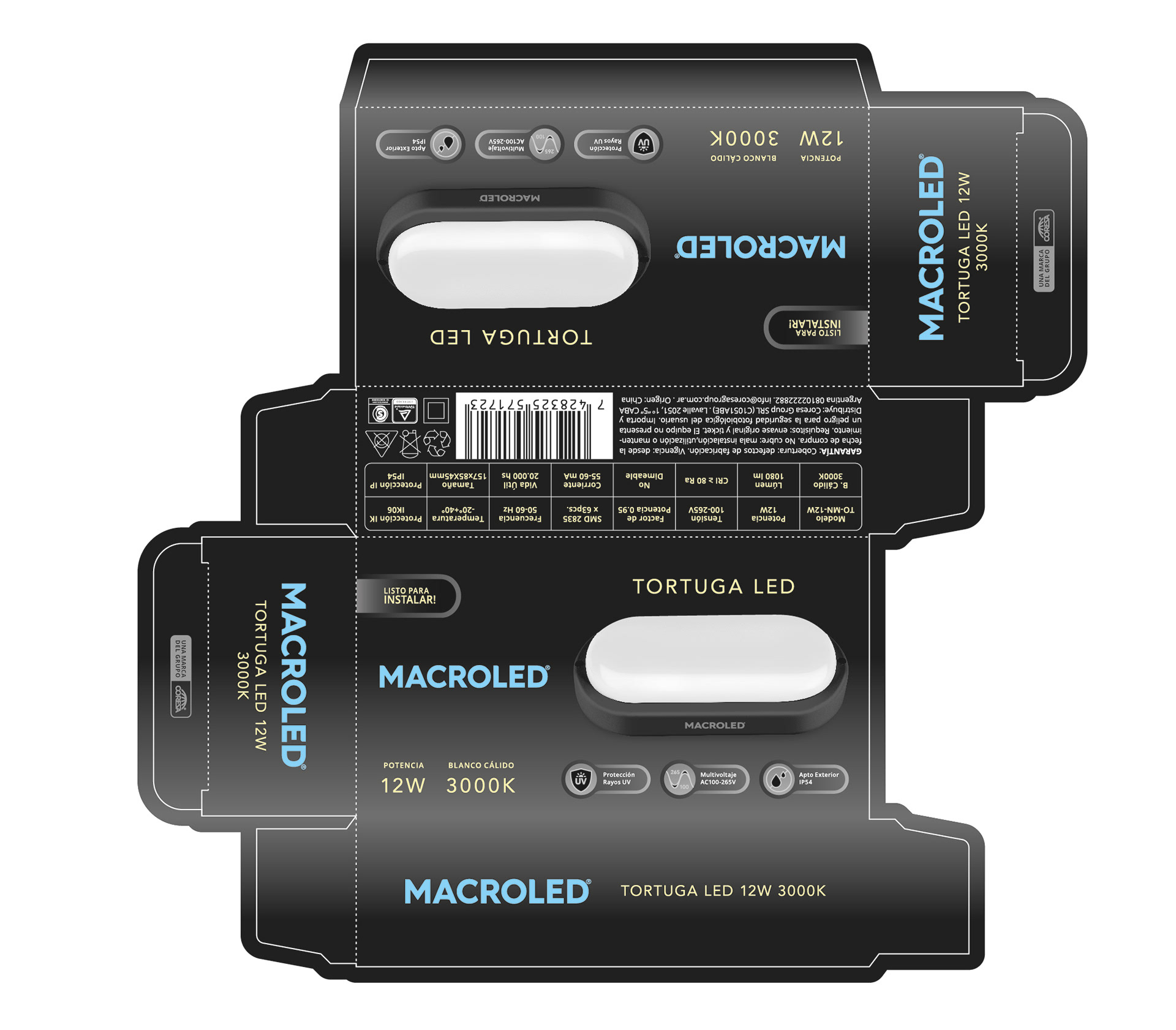 Pack producto Macroled