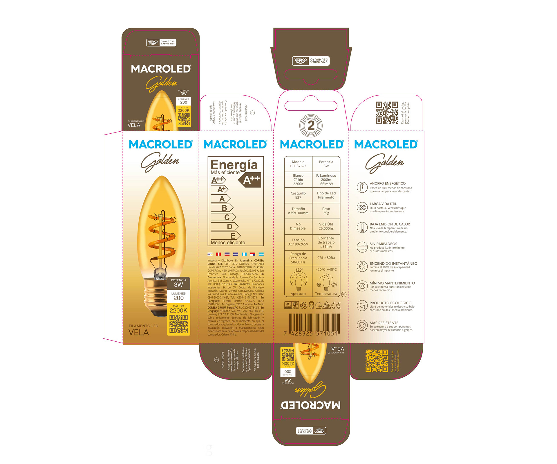 Pack producto Macroled
