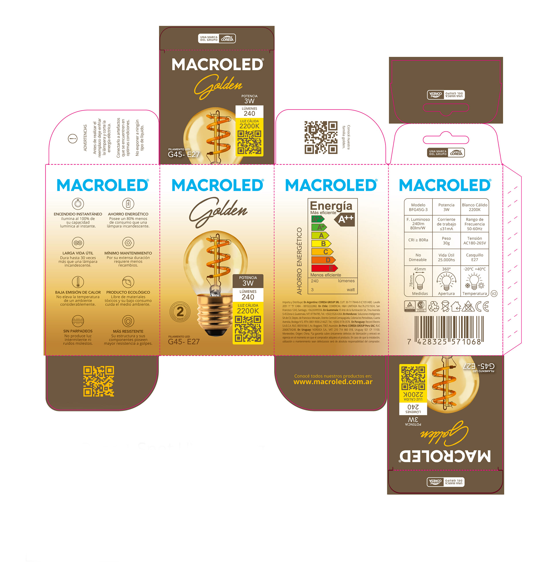 Pack producto Macroled