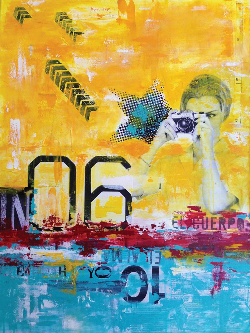 “06, dualidad” Técnica mixta sobre tela | 60cm x 80cm | 2014
