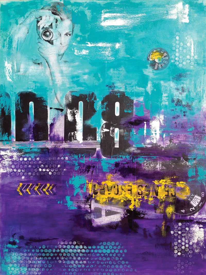 “08, todo vuelve” Técnica mixta sobre tela | 60cm x 80cm | 2014