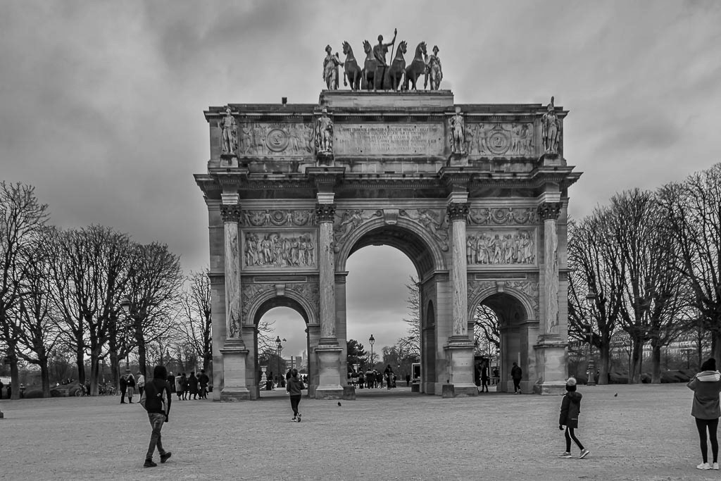Arco del Triunfo del Carrusel.-Roma