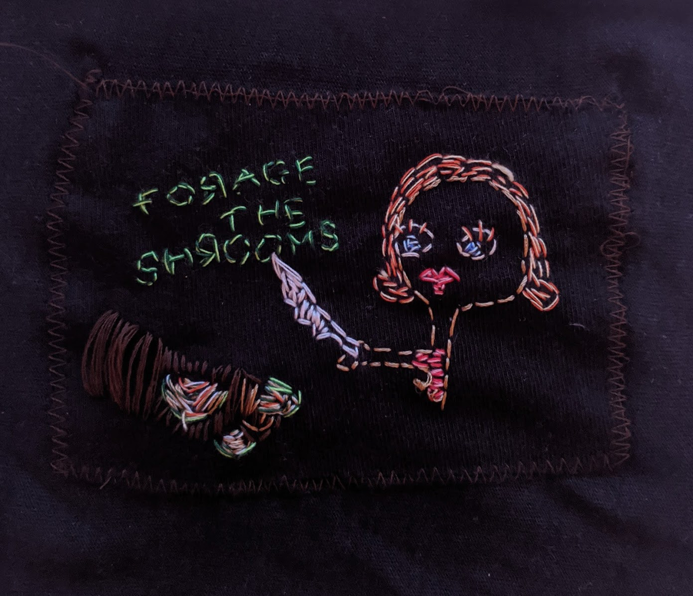Story MFG Rug Patch - FORAGE THE SHROOMS