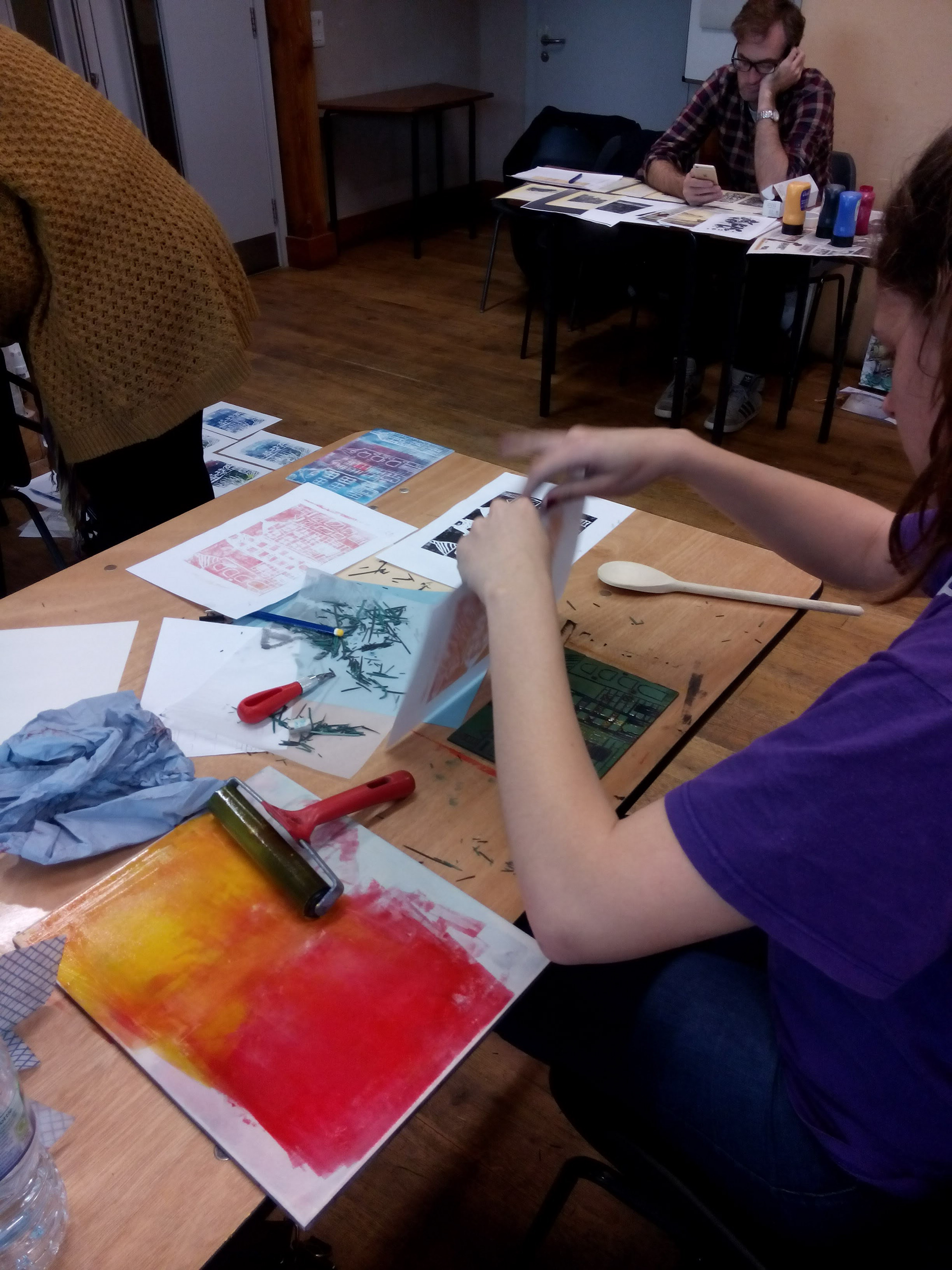 Lino Printing Workshop - Tottenham Arts Classes