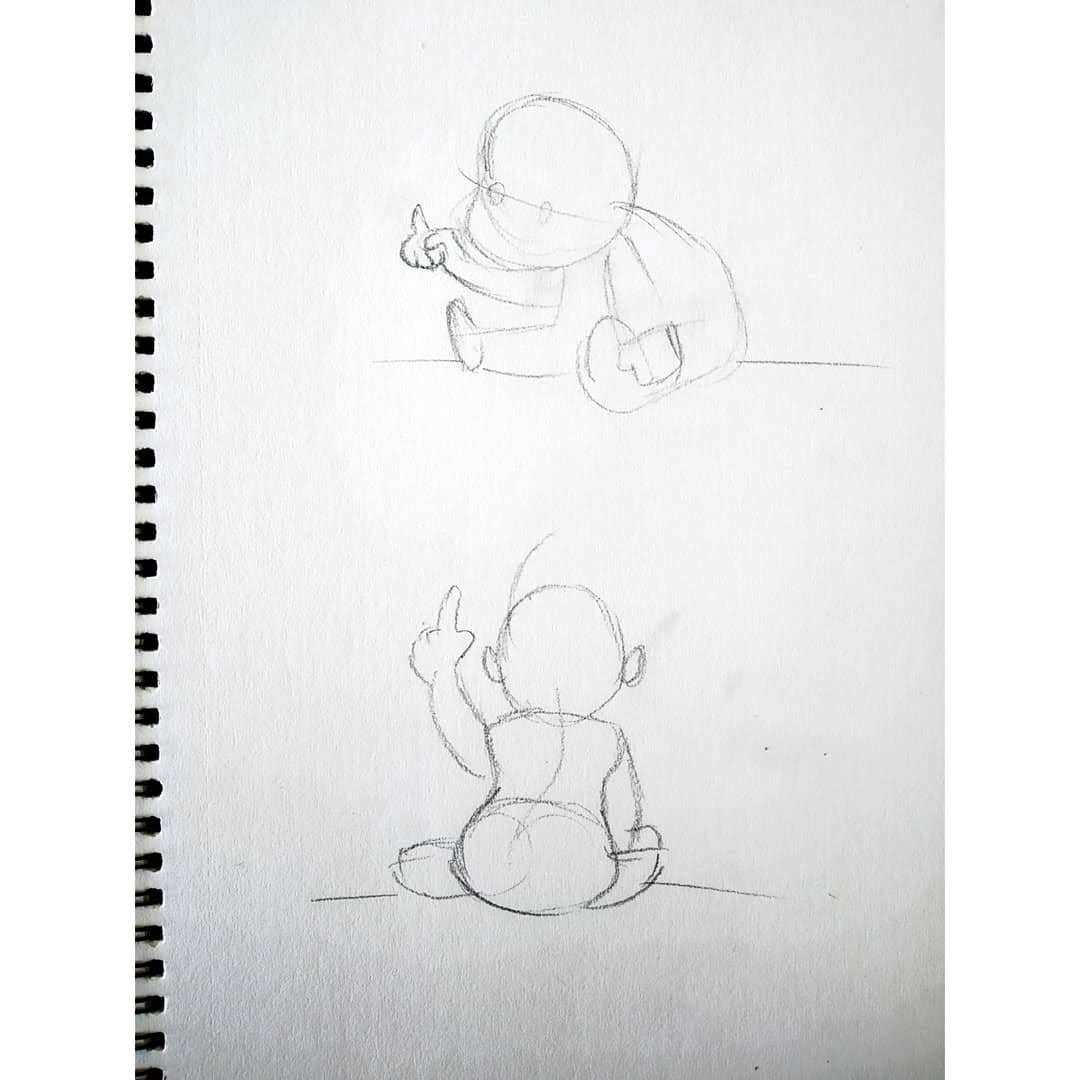 First sketches - Shapes and forms