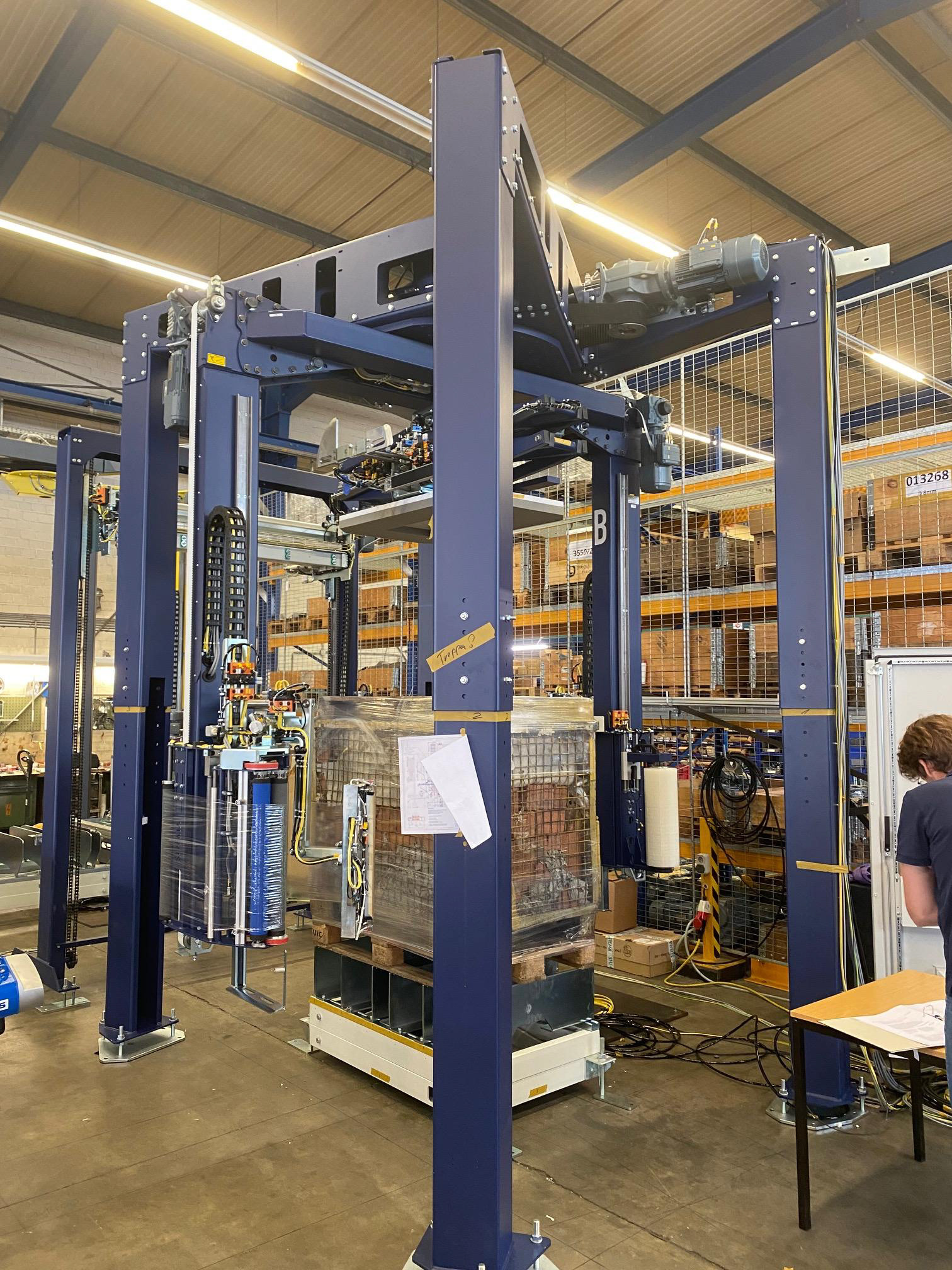 Resent visit to our supplier for a doubleheaded wrapper, to be set up at our customer in January 2025