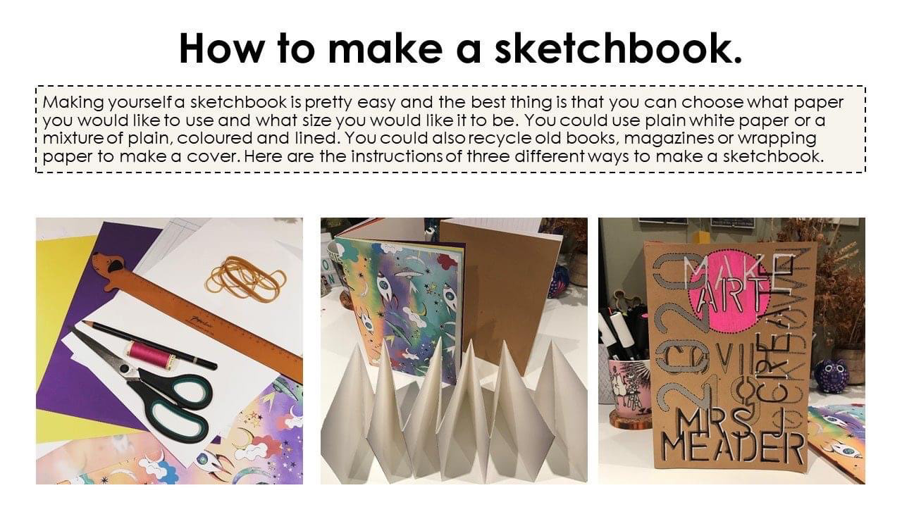 sketchbook making