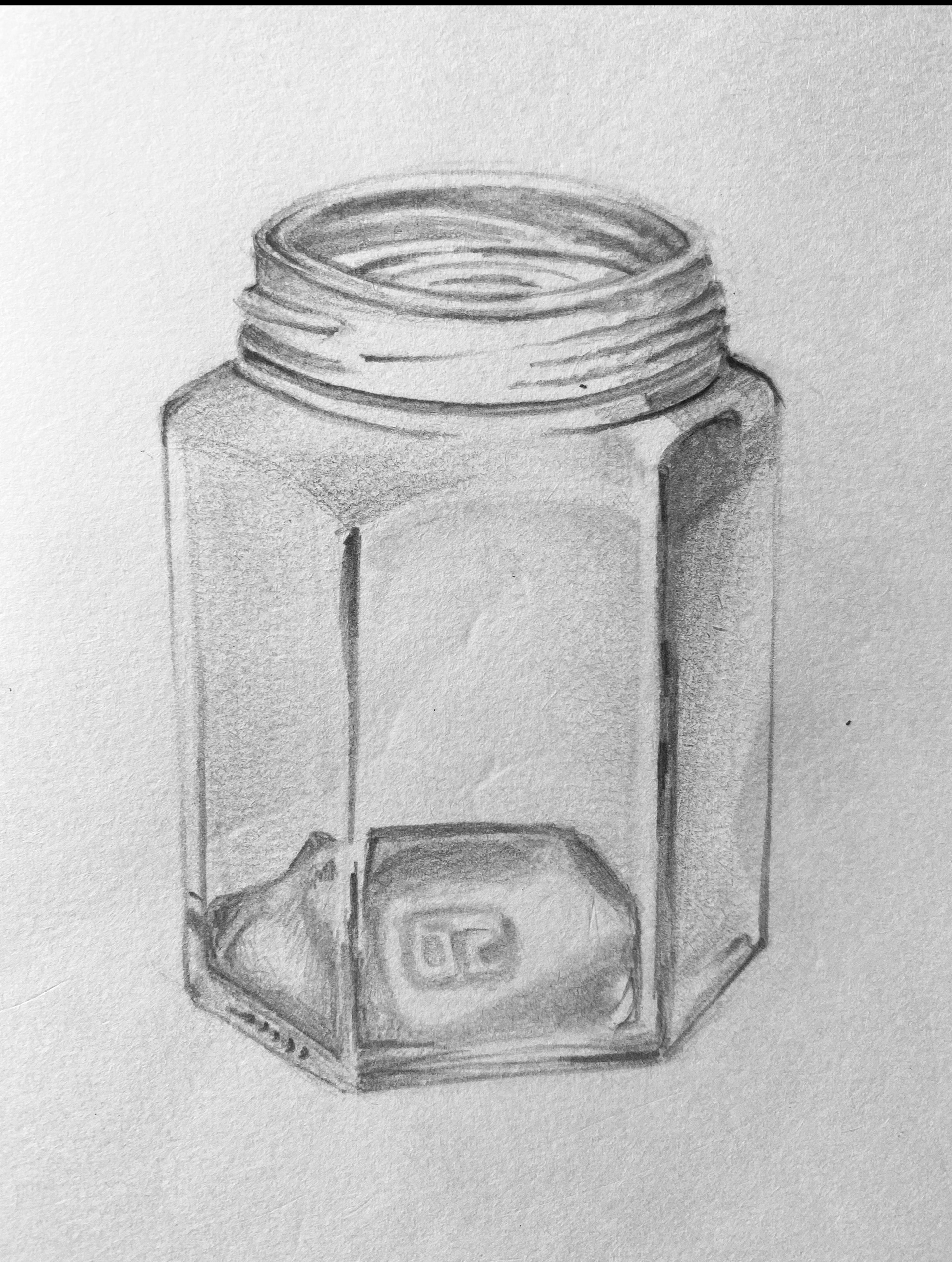 7. Transparent object in pencil
