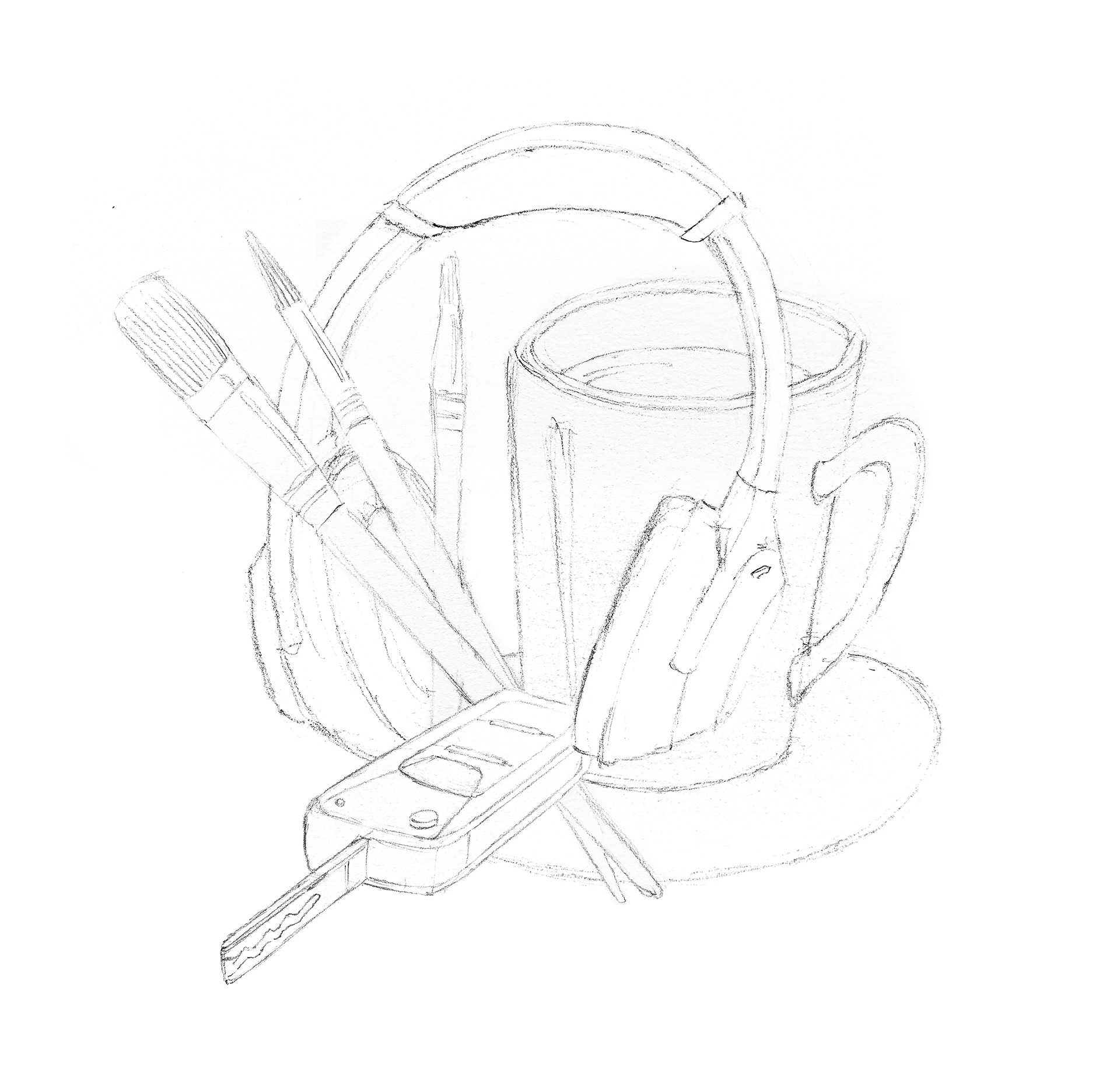Kingsley Art - Michael Craig-Martin: Initial Outlines