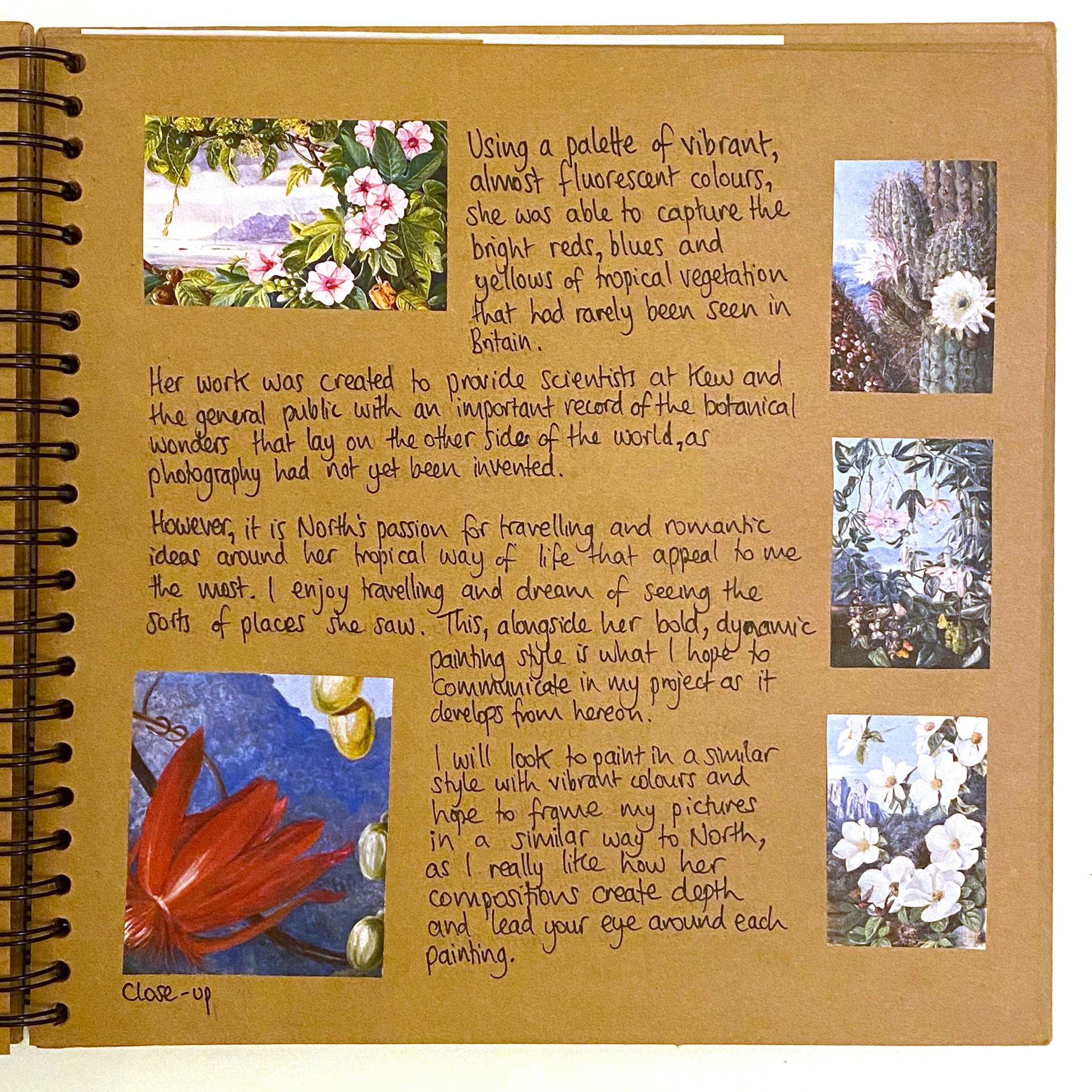 Marianne North research page