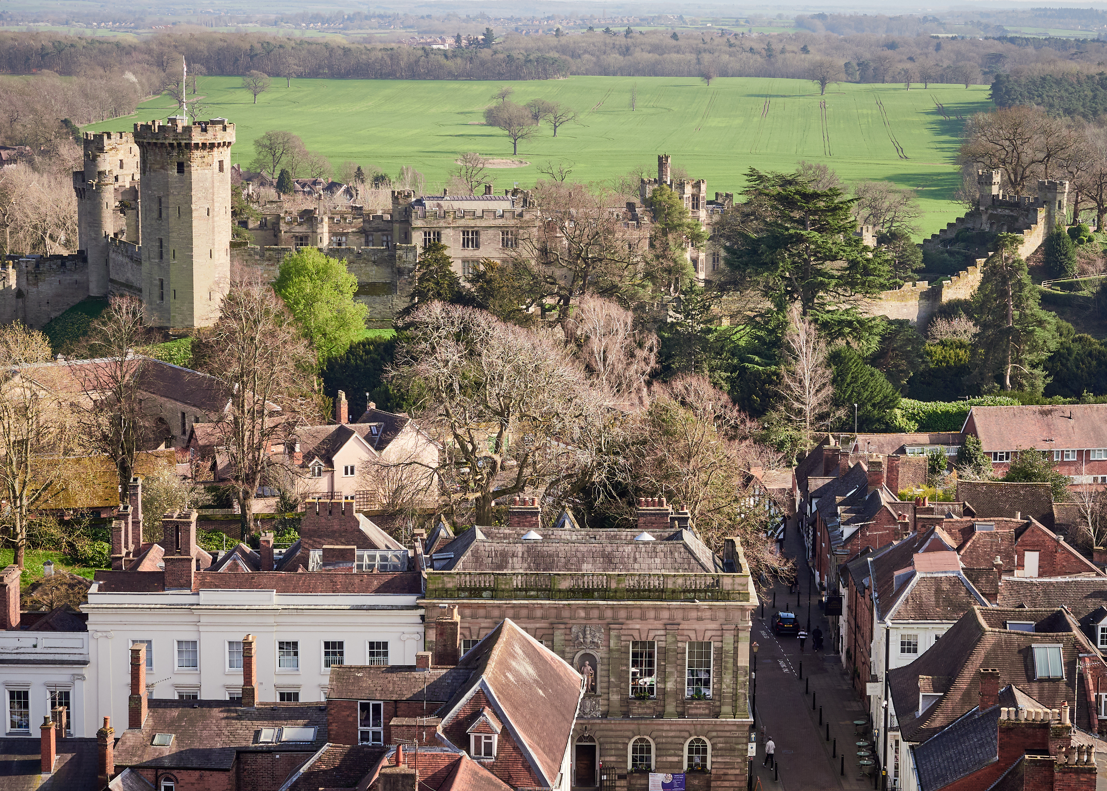 Warwick from St. Mary's Church tower