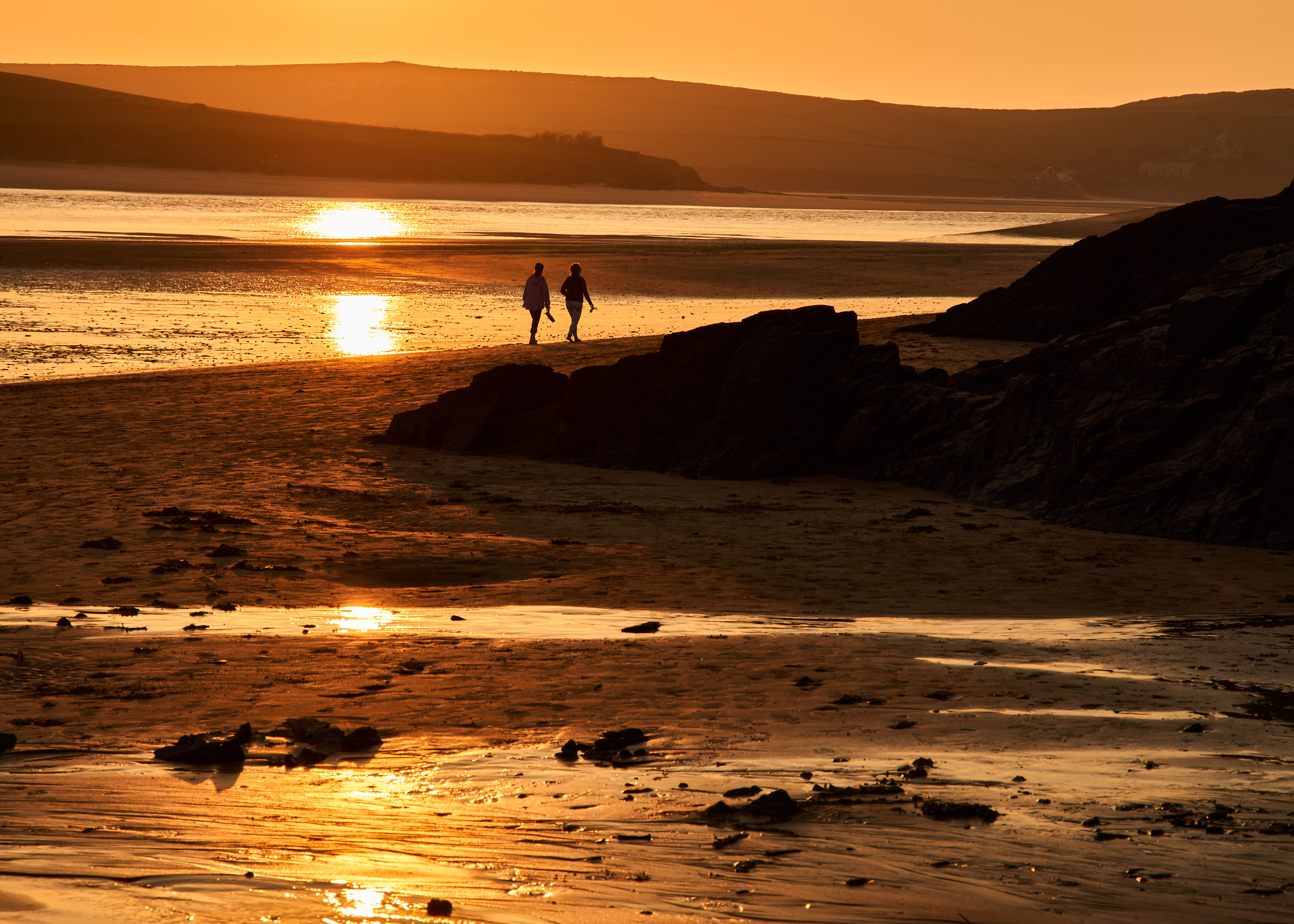 Evening stroll on Camel Estuary