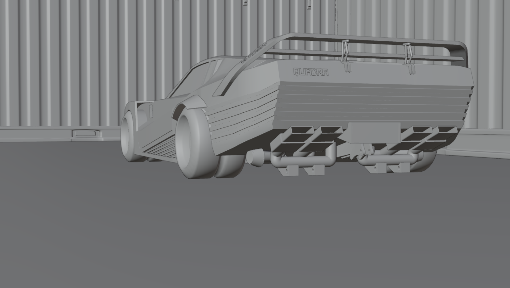 Clay render back