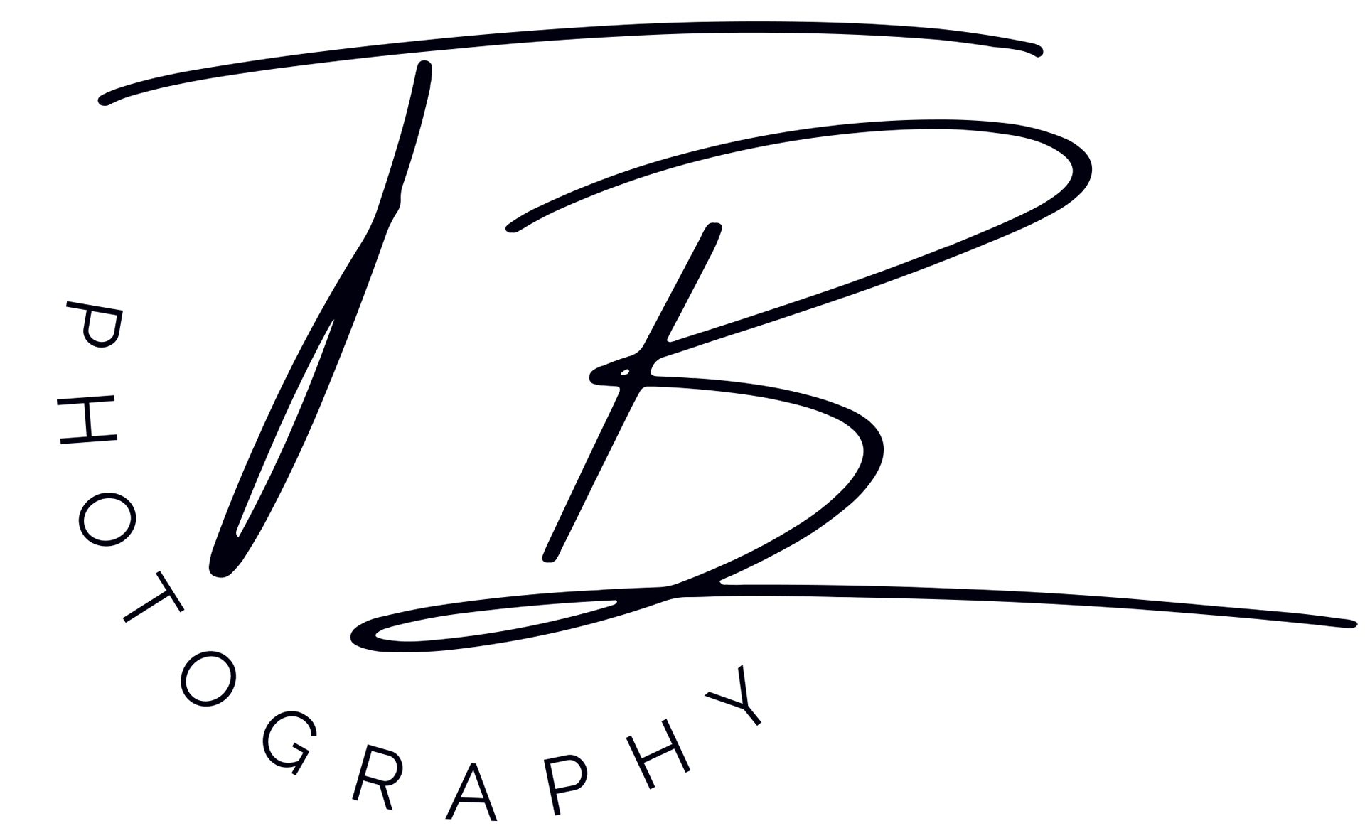 The Tom Buller Photography stamp logo in a soft near black. It serves as a link to the homepage.