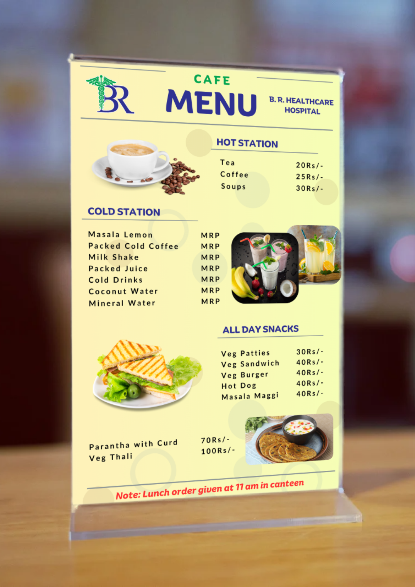 Restaurant Menu